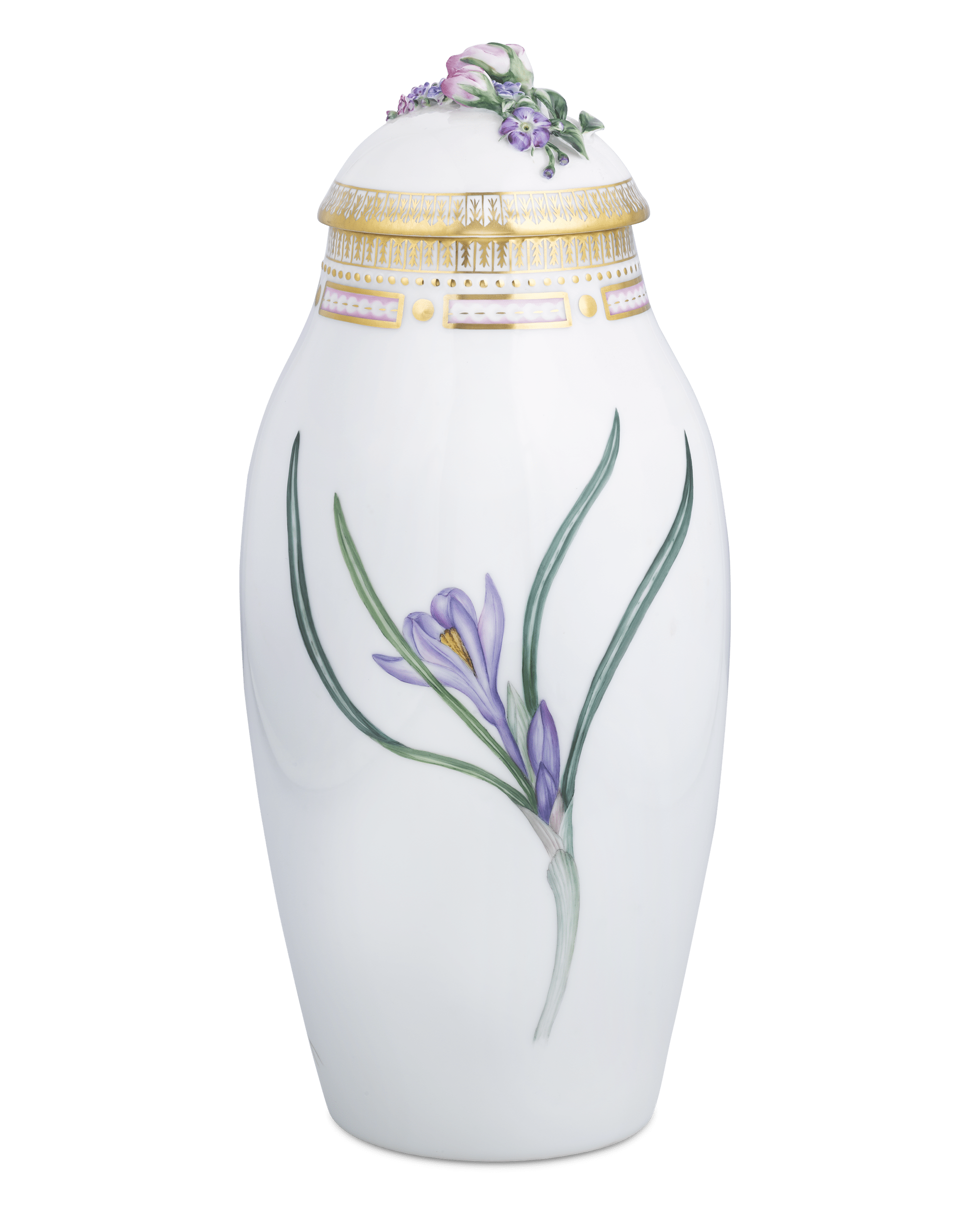 Flora Danica Lidded Ginger Jar by Royal Copenhagen