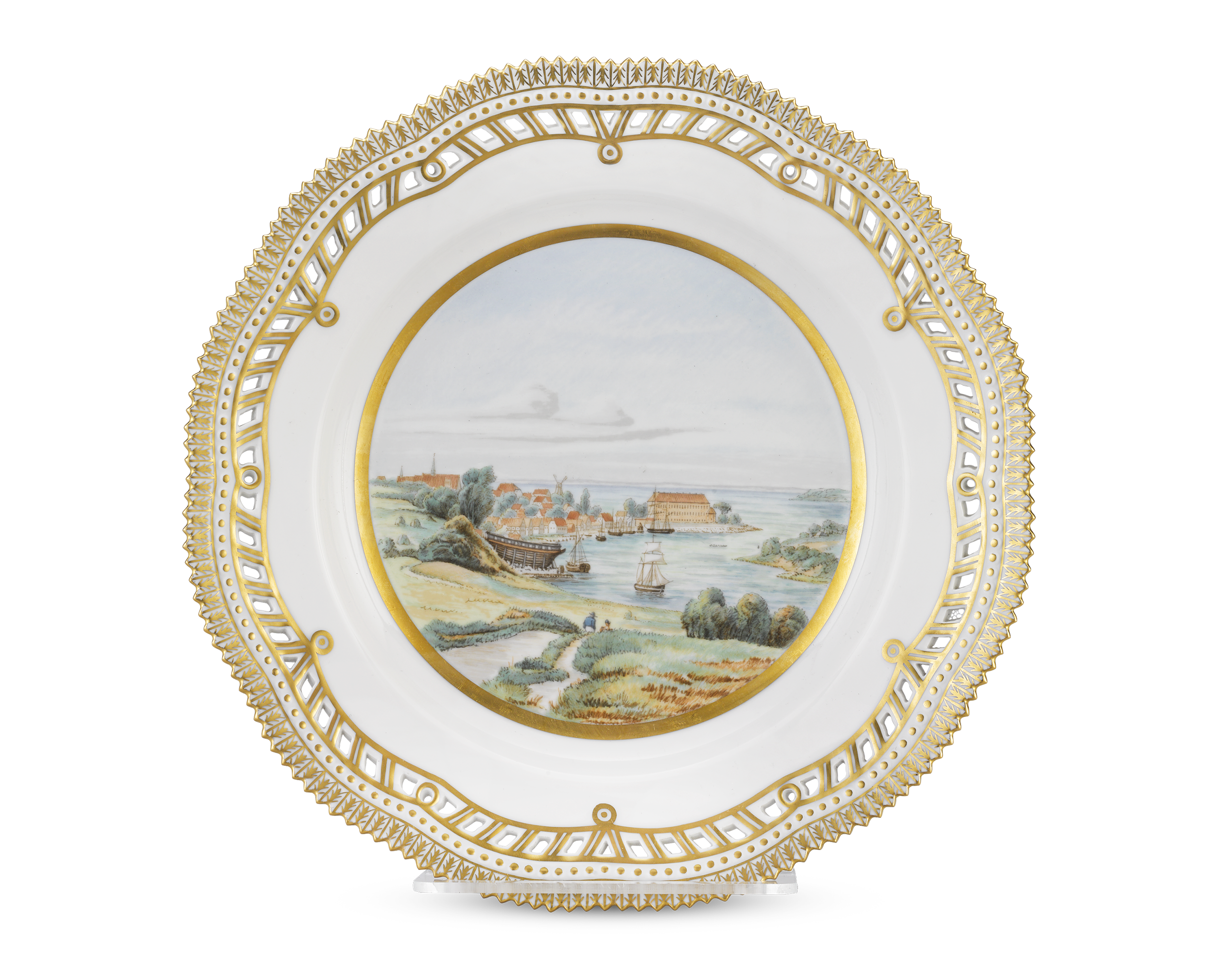 Sonderborg Castle Porcelain Plate by Royal Copenhagen