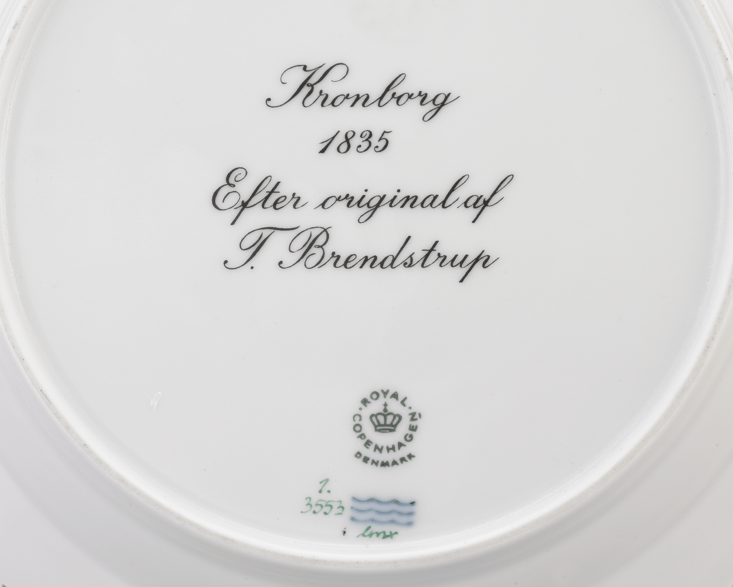 Kronborg Castle Porcelain Plate by Royal Copenhagen