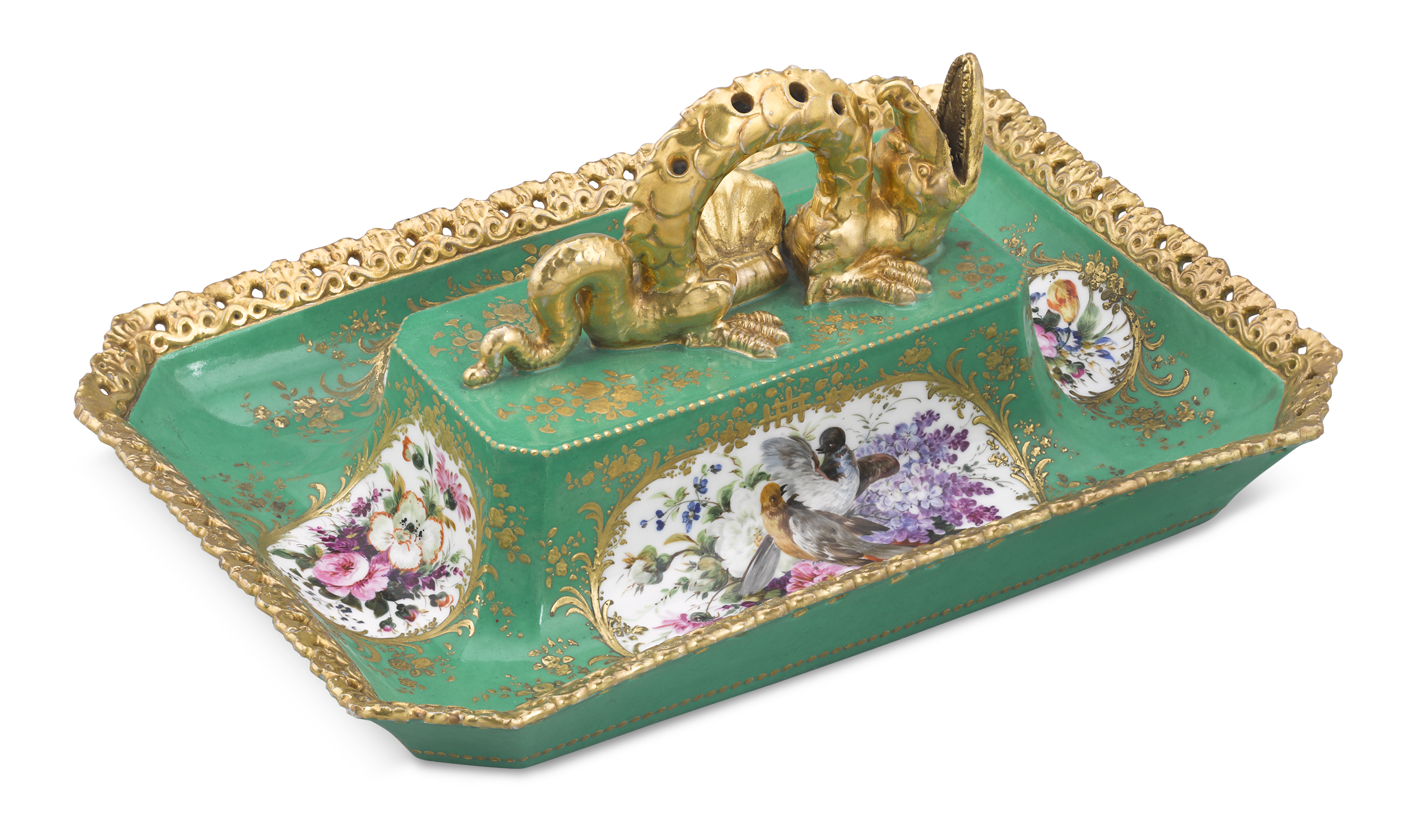 Jacob Petit Porcelain Chinoiserie Tray