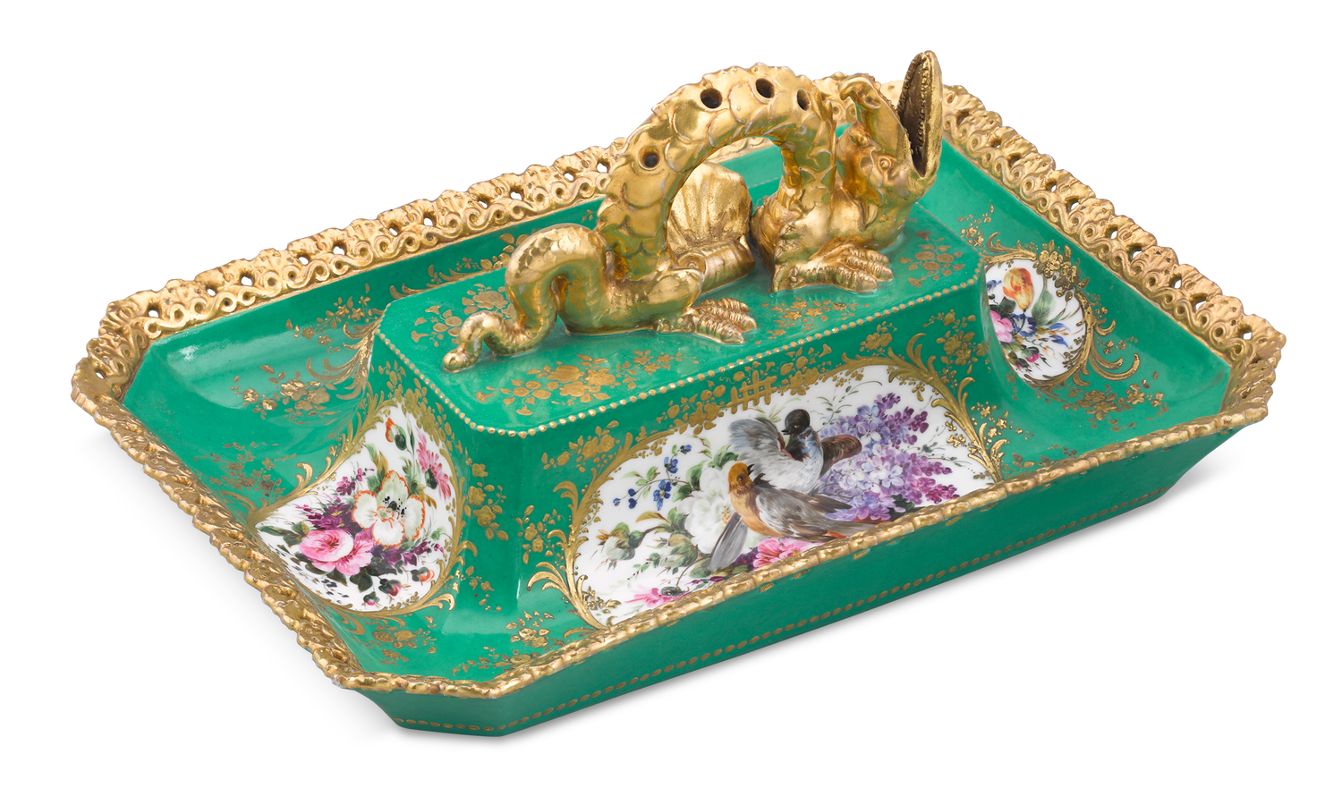 Jacob Petit Porcelain Chinoiserie Tray