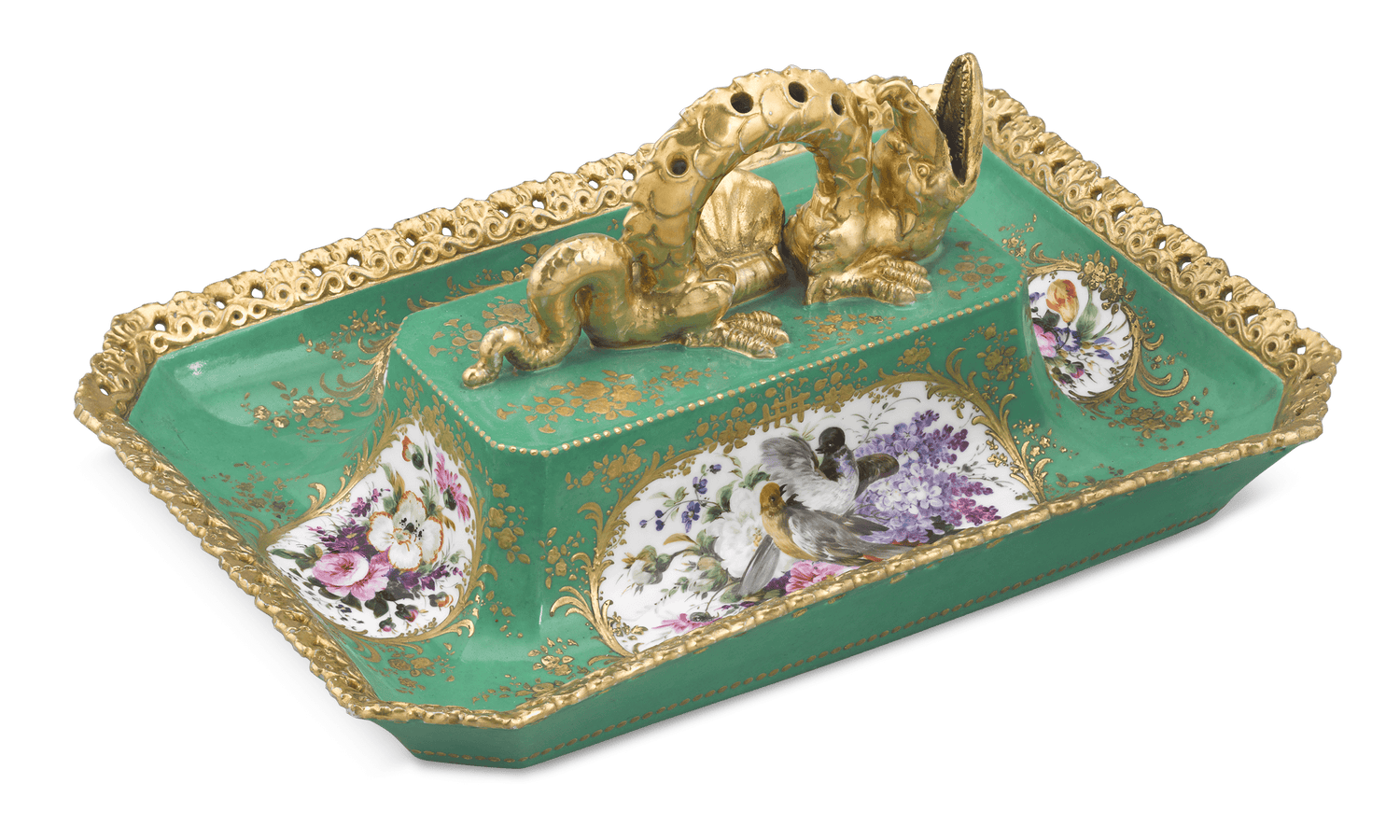 Jacob Petit Porcelain Chinoiserie Tray