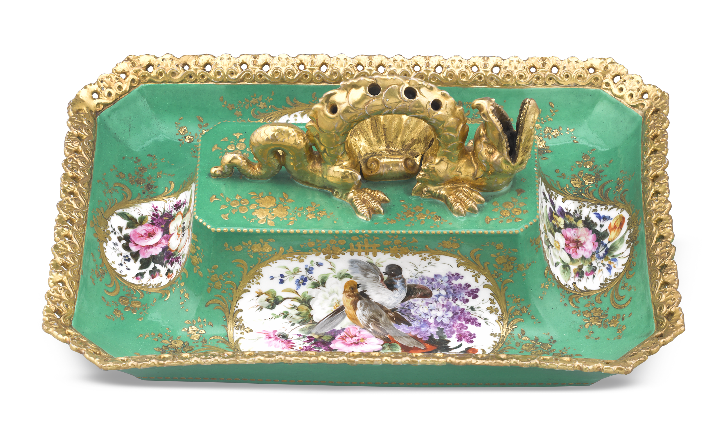 Jacob Petit Porcelain Chinoiserie Tray