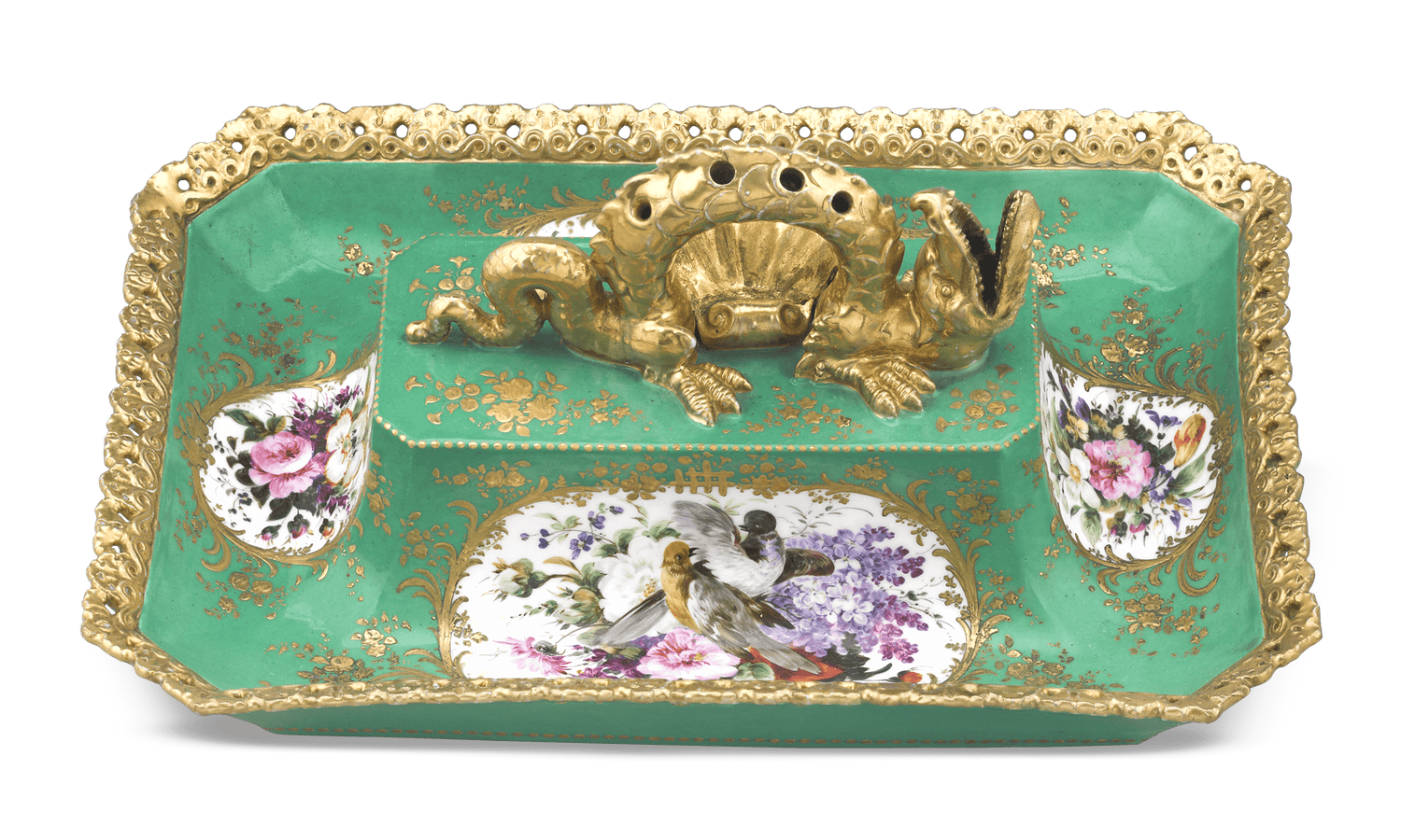 Jacob Petit Porcelain Chinoiserie Tray