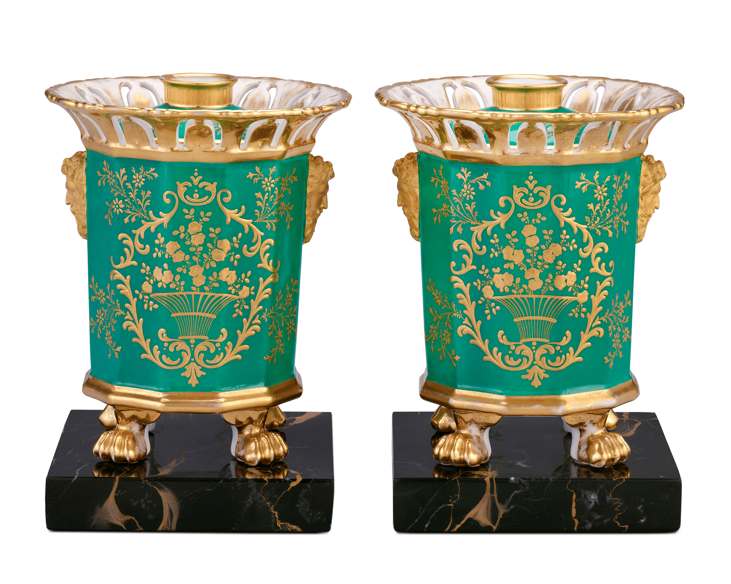 French Porcelain Potpourri Pots