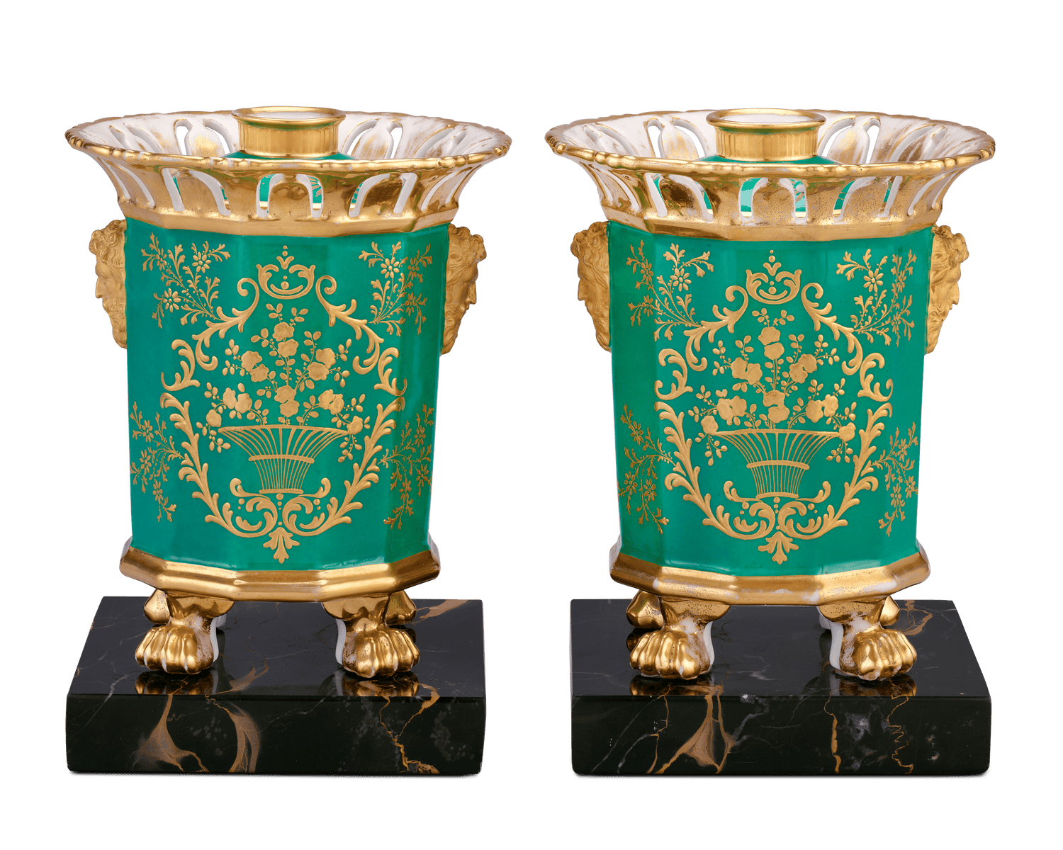 French Porcelain Potpourri Pots