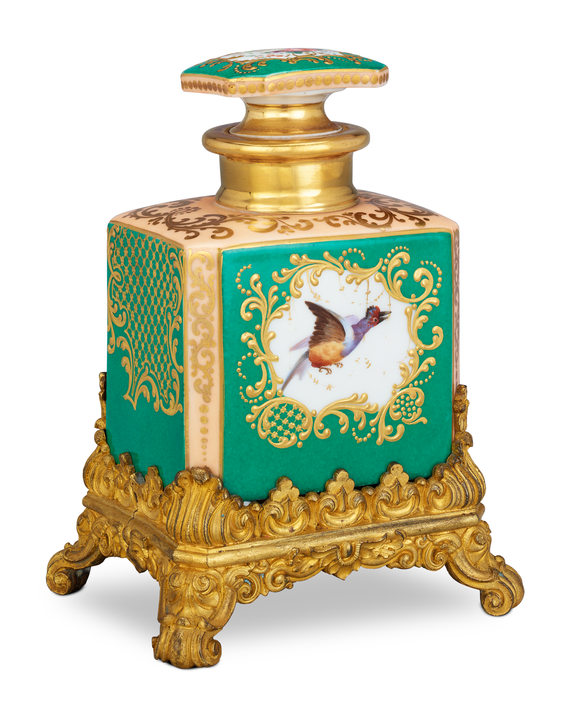 French Porcelain Perfume Bottle