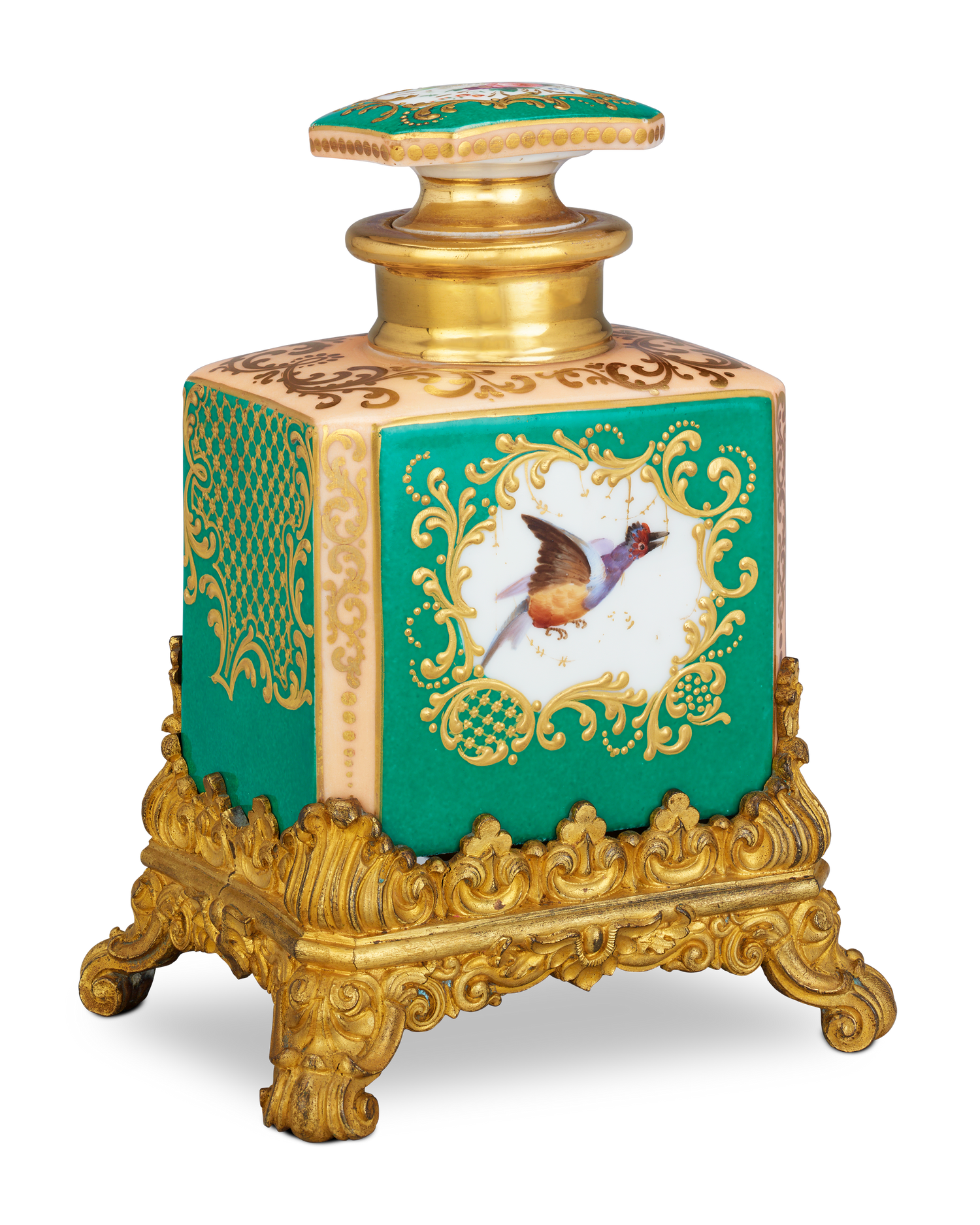 French Porcelain Perfume Bottle