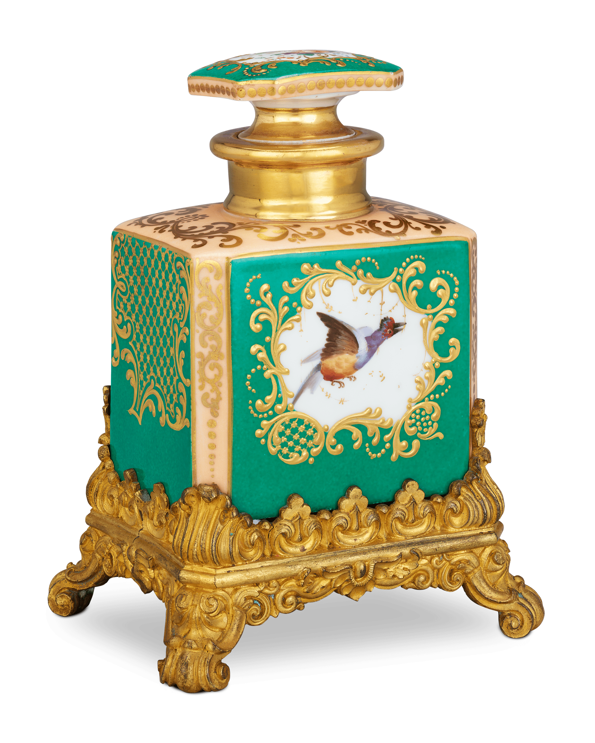 French Porcelain Perfume Bottle