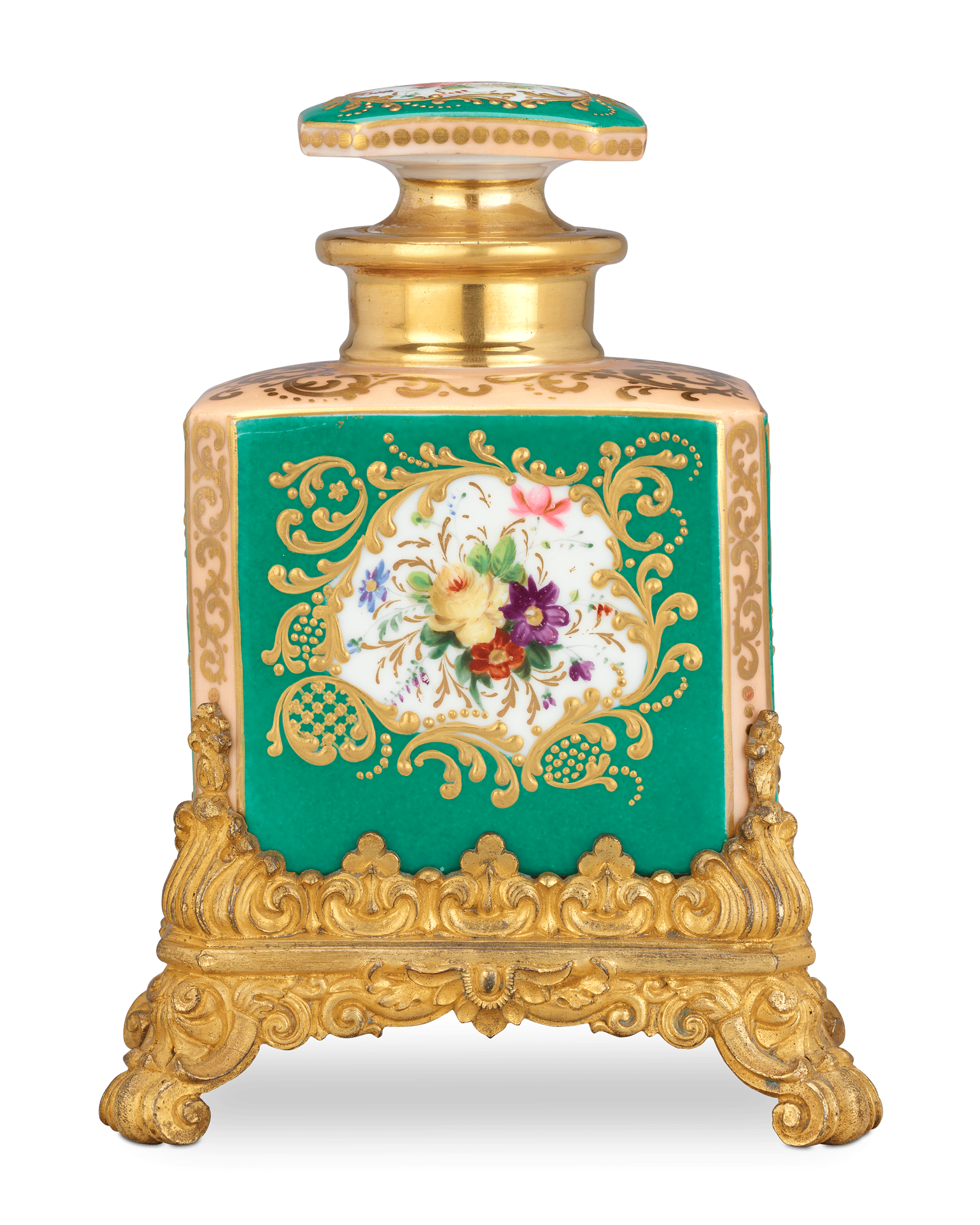 French Porcelain Perfume Bottle