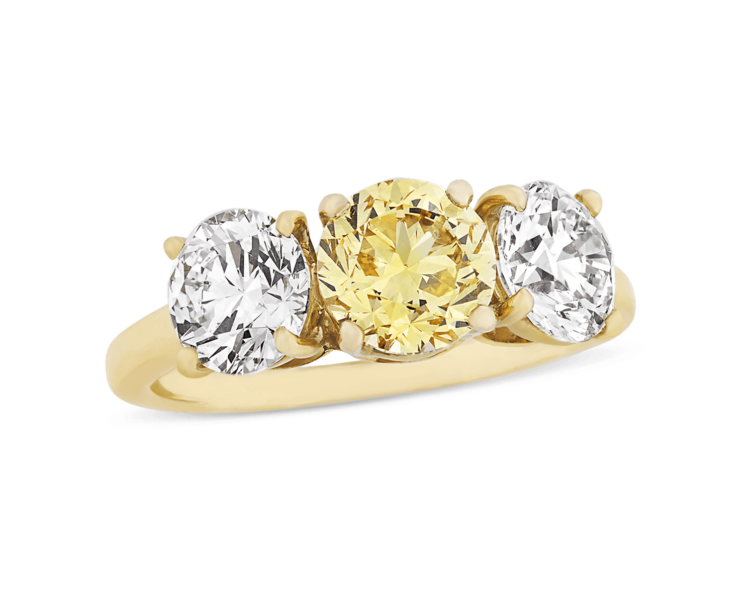 Cartier Fancy Vivid Yellow Diamond Ring