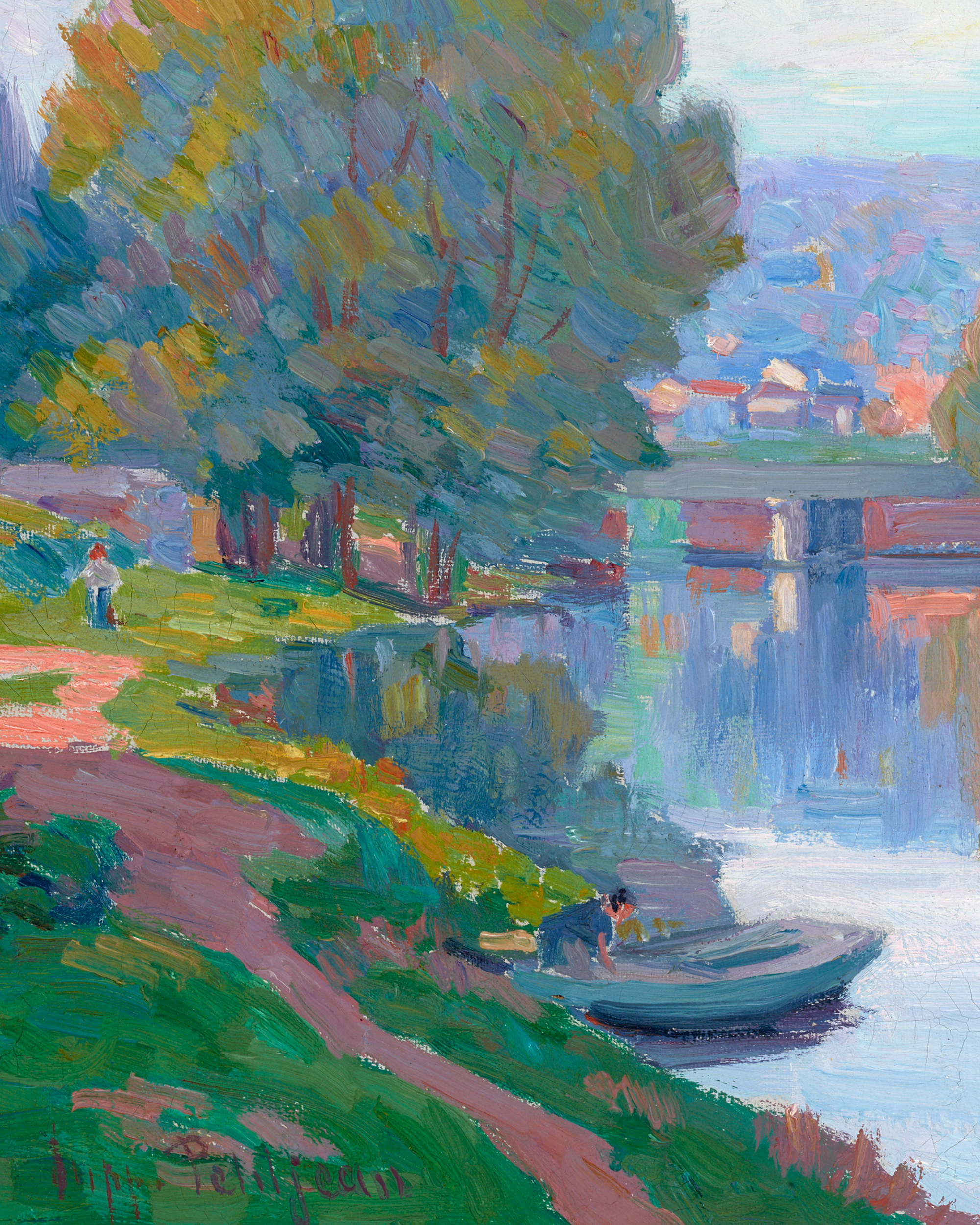 Bord de l'Oise by Hippolyte Petitjean