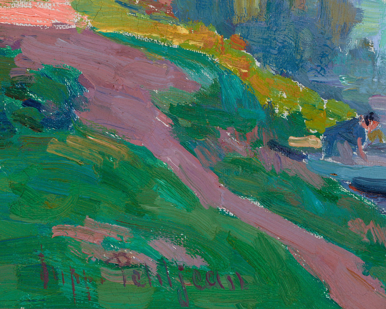 Bord de l'Oise by Hippolyte Petitjean