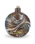 Round Marbled Venetian Glass Perfume Bottle