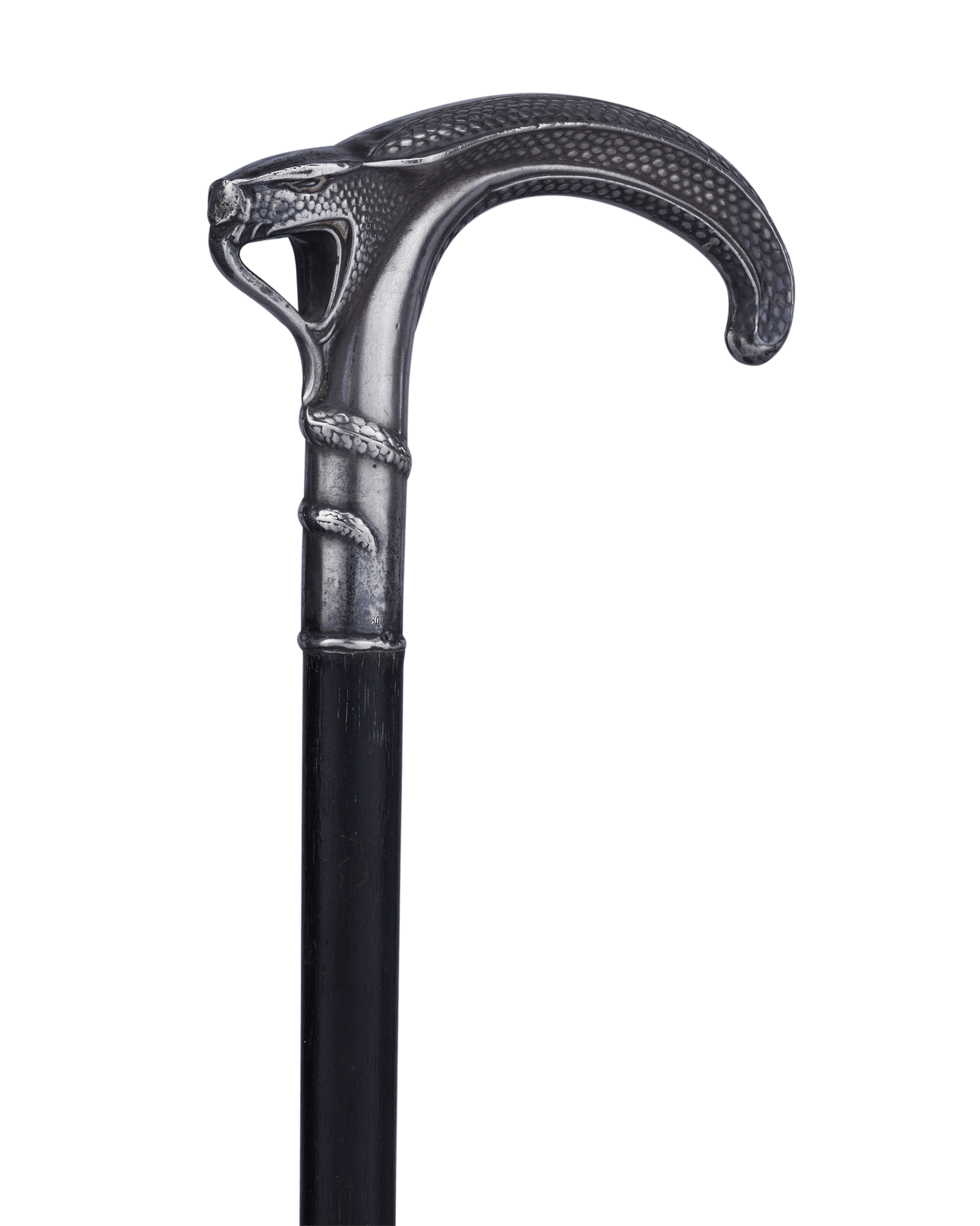 Silver Serpent Cane