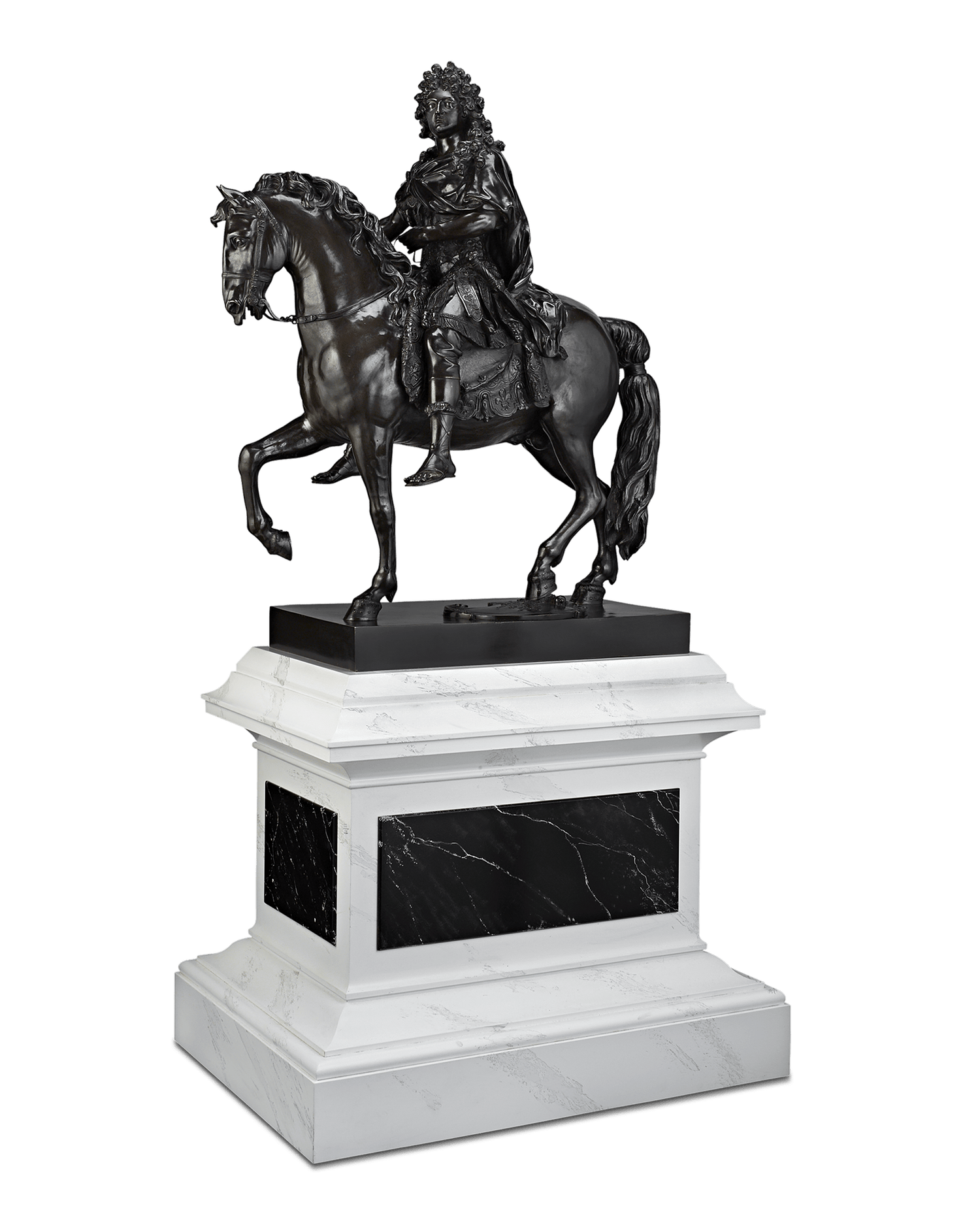 Equestrian Portrait of Louis XIV by Girardon