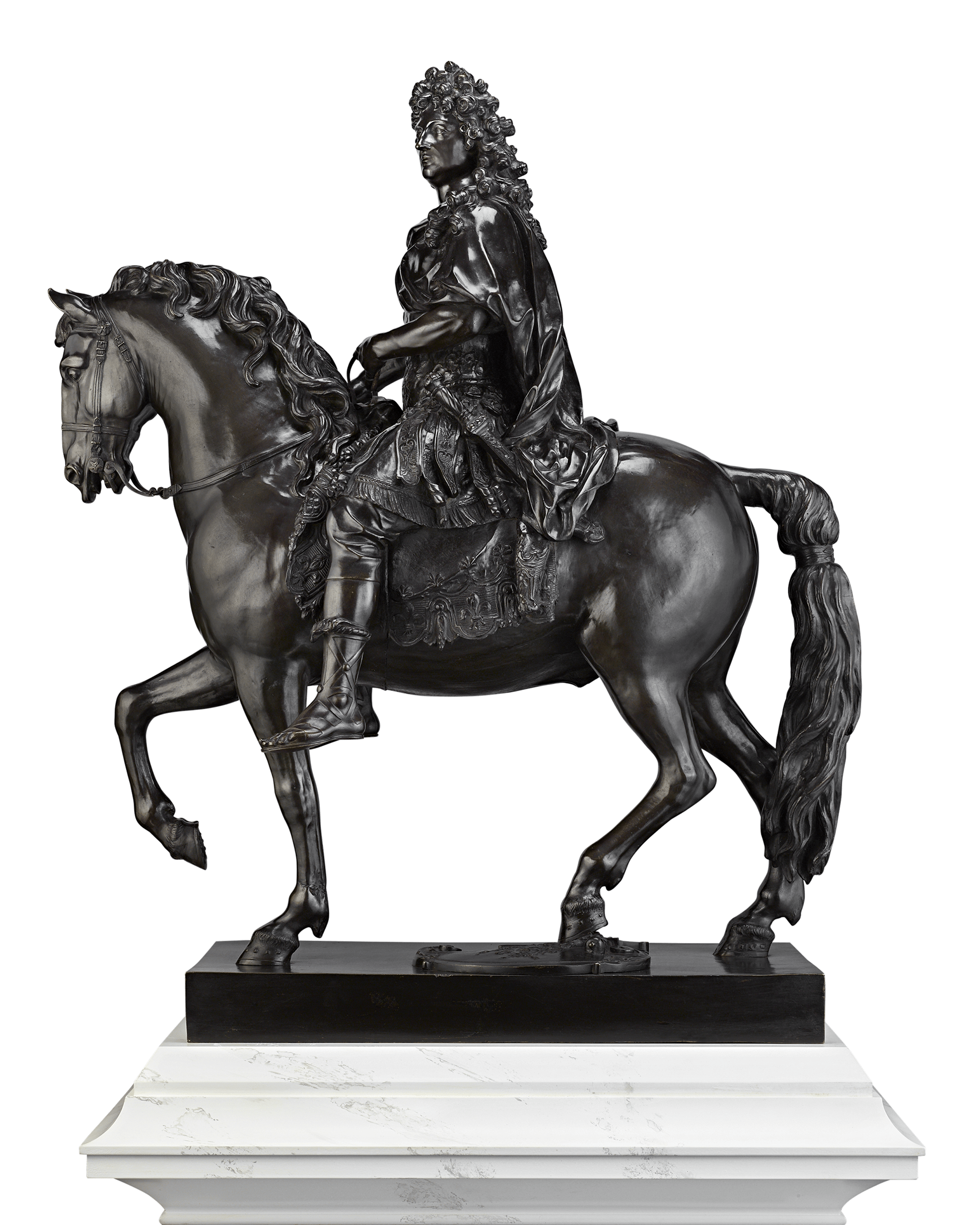 Equestrian Portrait of Louis XIV by Girardon