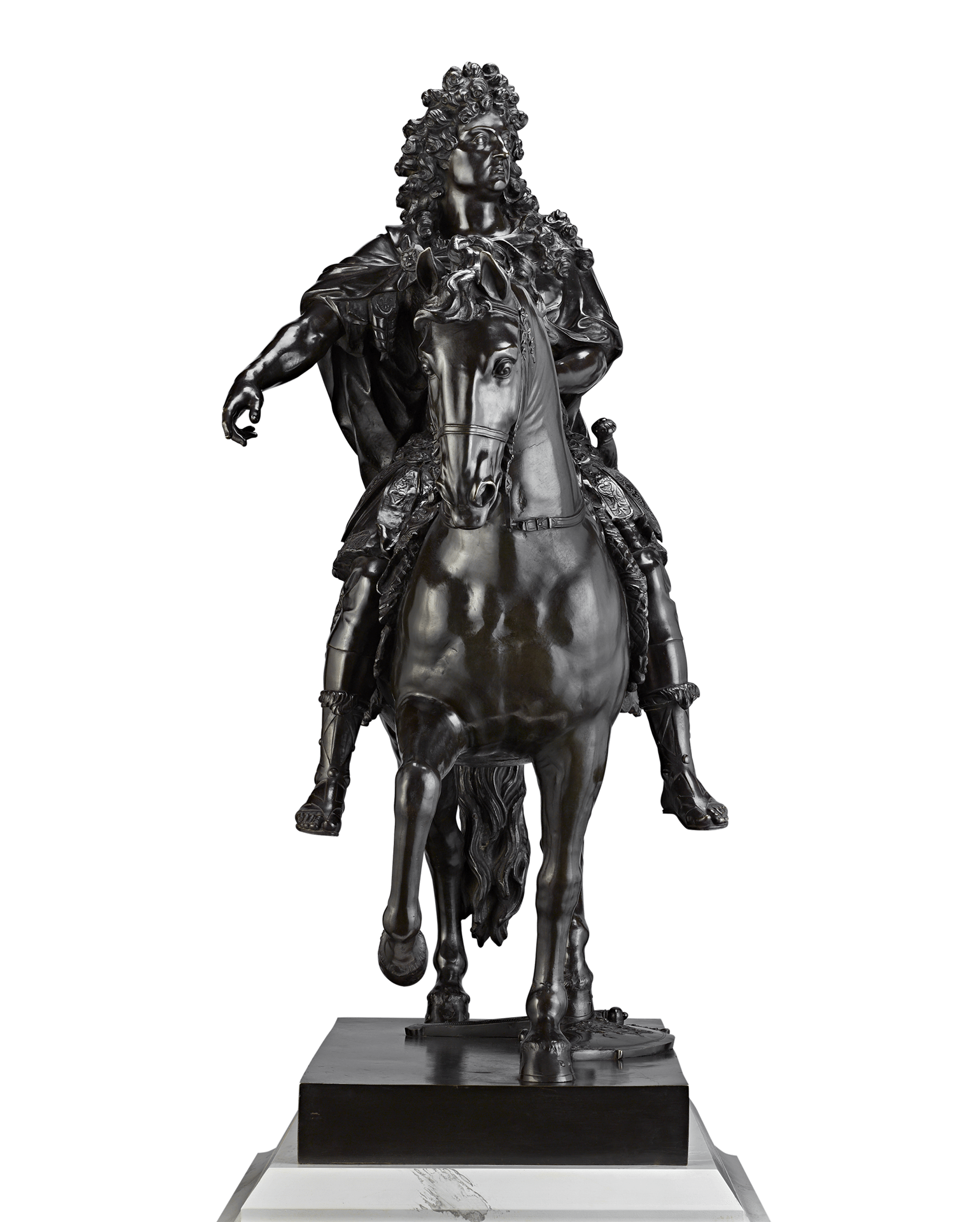 Equestrian Portrait of Louis XIV by Girardon