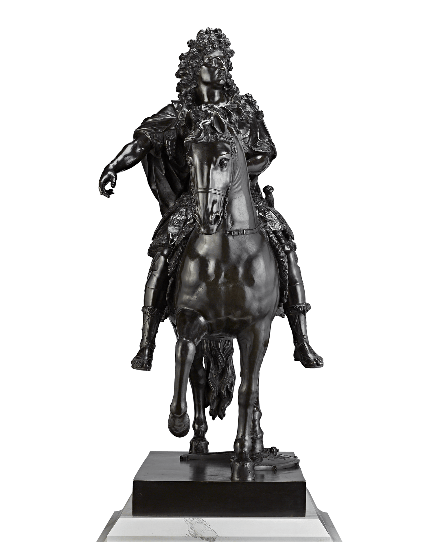 Equestrian Portrait of Louis XIV by Girardon