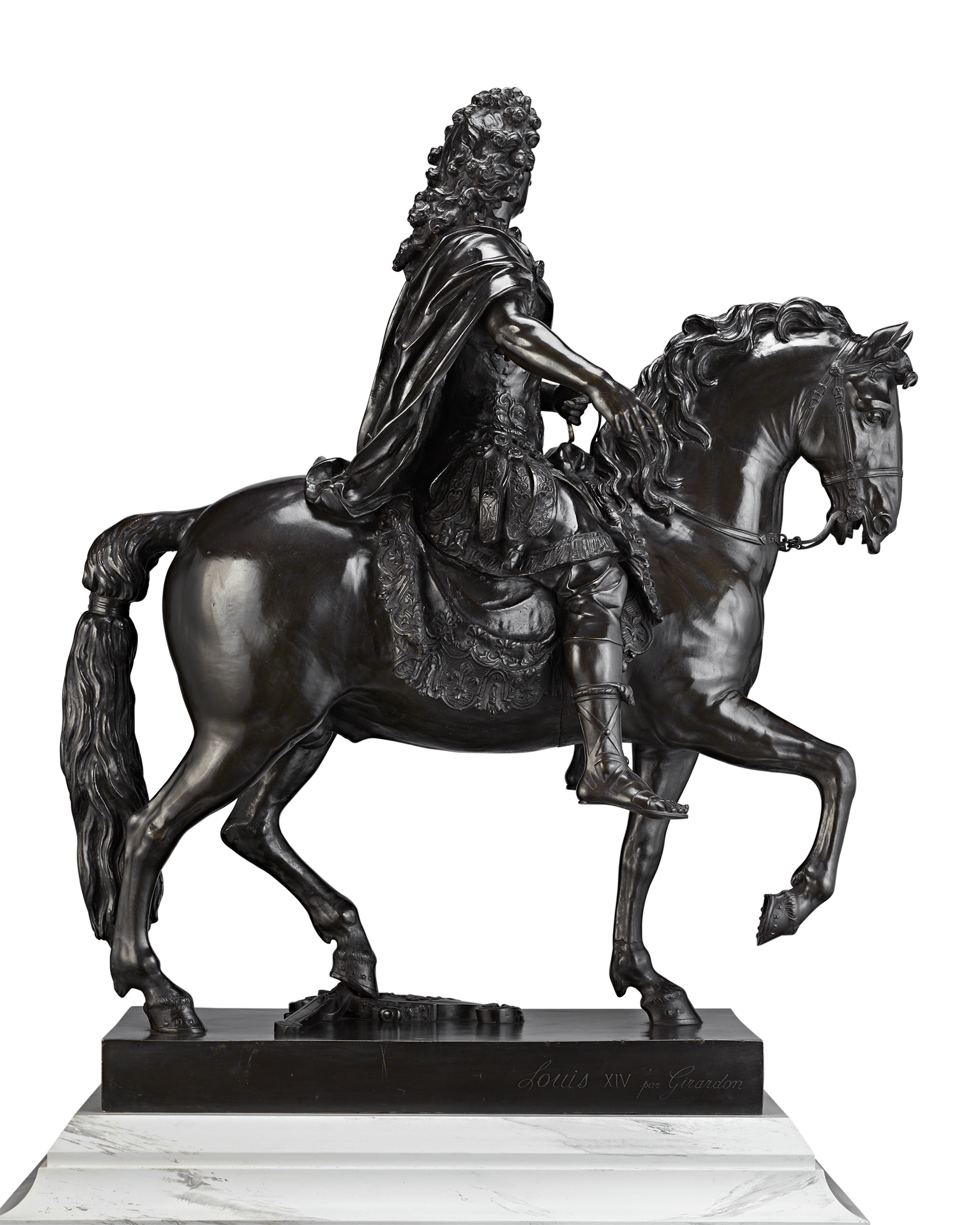 Equestrian Portrait of Louis XIV by Girardon