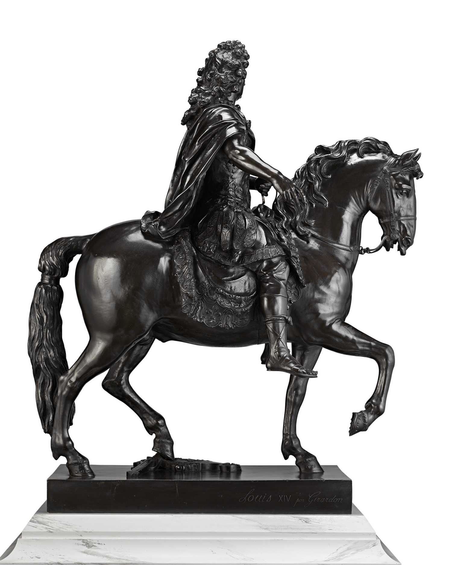 Equestrian Portrait of Louis XIV by Girardon