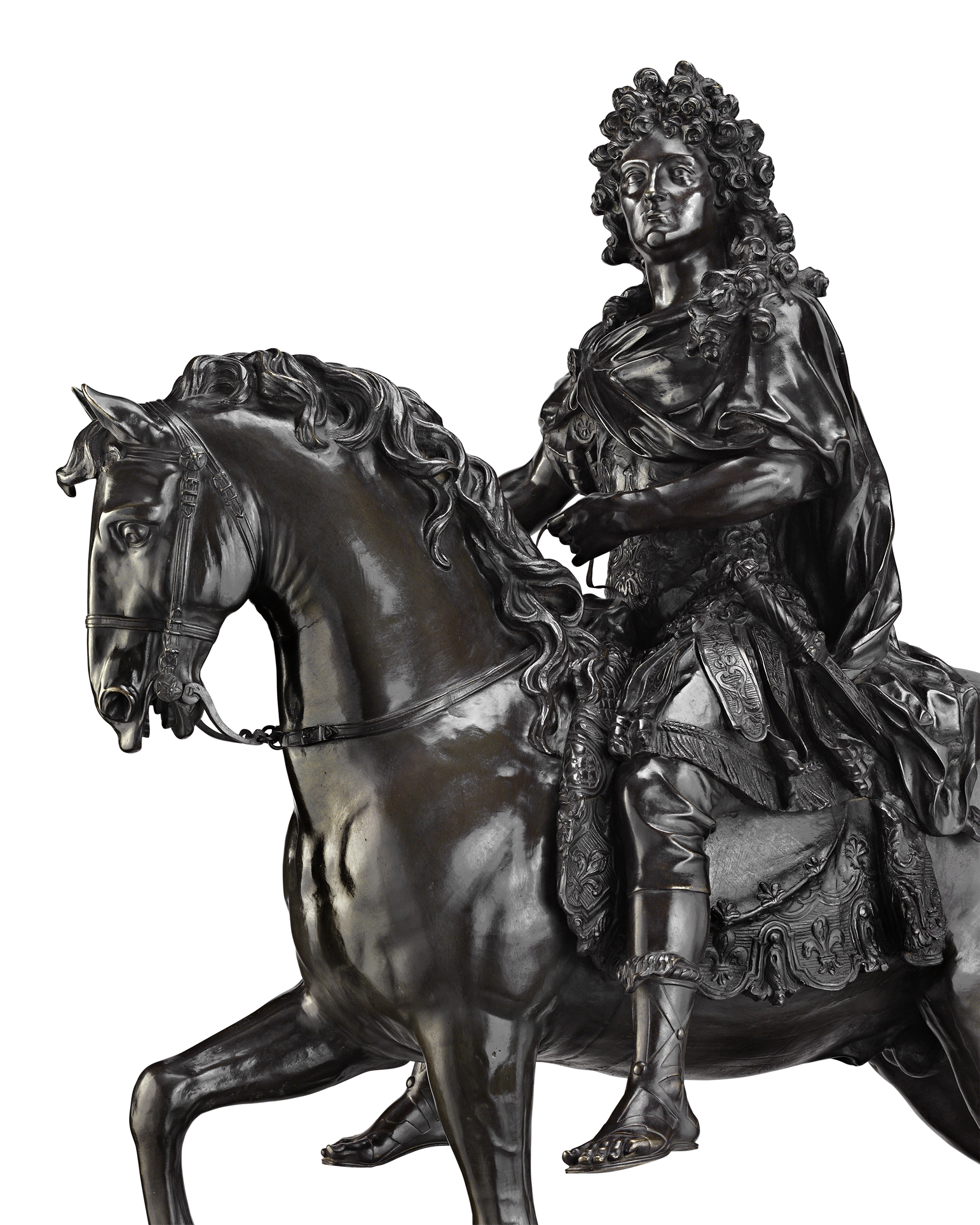 Equestrian Portrait of Louis XIV by Girardon