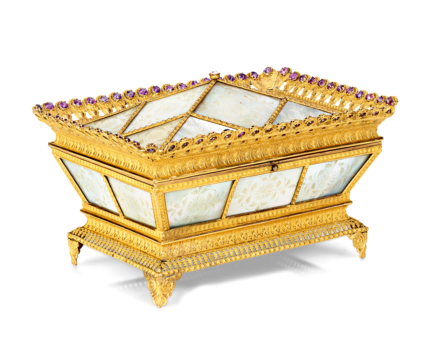 Mother-of-Pearl Sewing Nécessaire