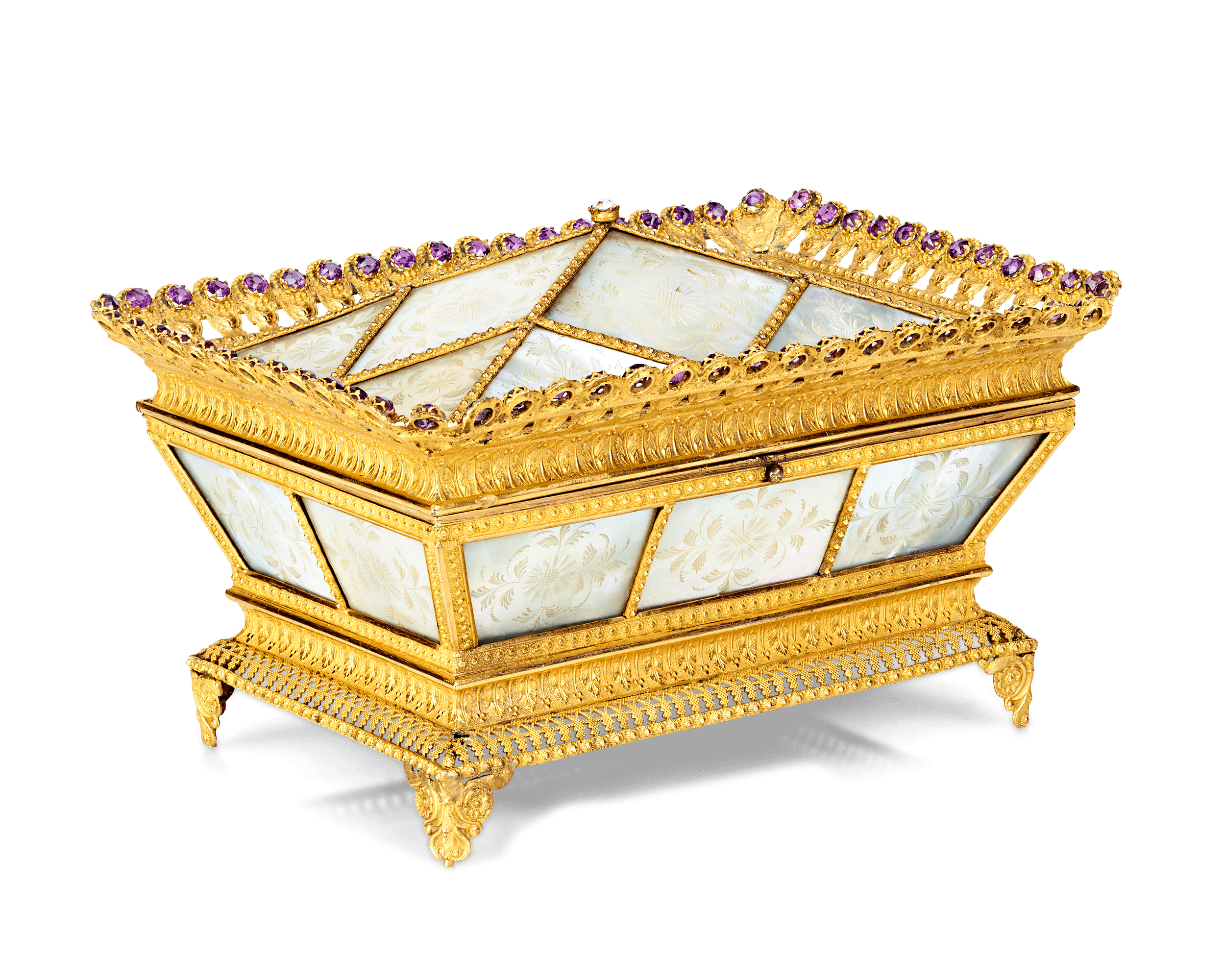 Mother-of-Pearl Sewing Nécessaire