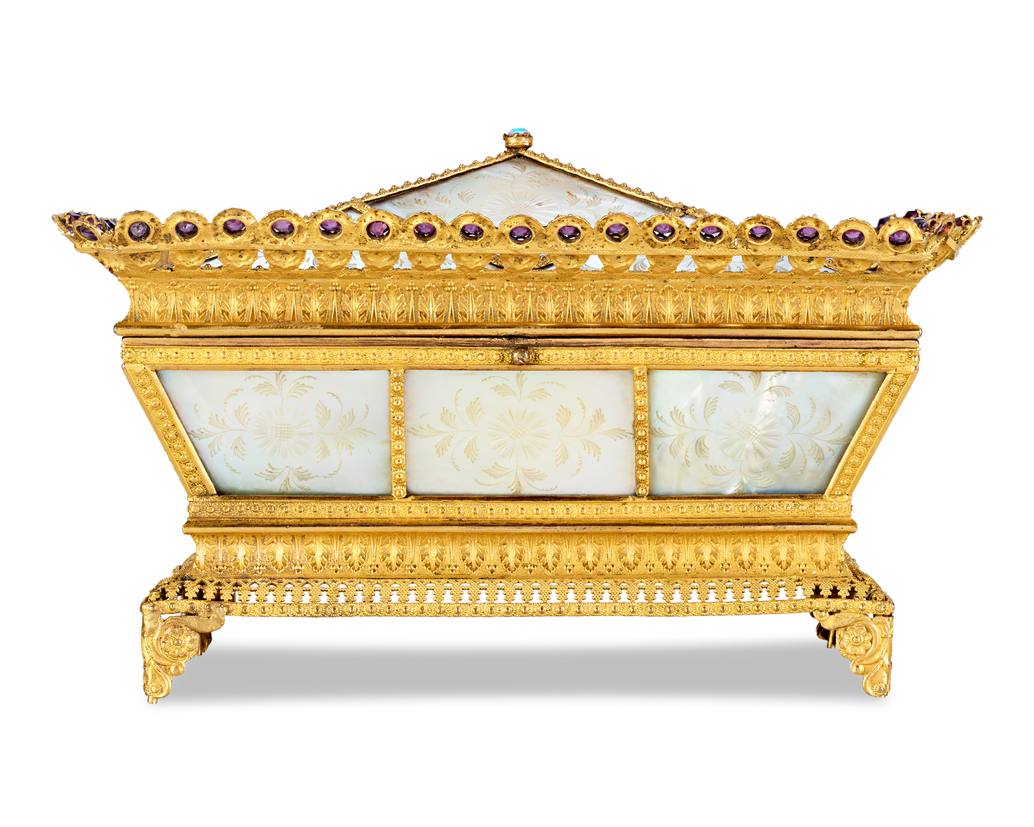 Mother-of-Pearl Sewing Nécessaire