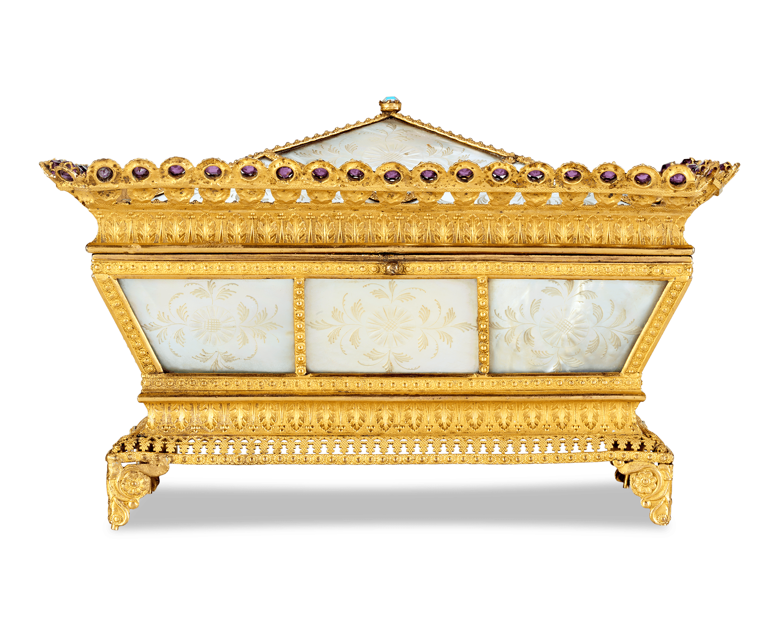 Mother-of-Pearl Sewing Nécessaire
