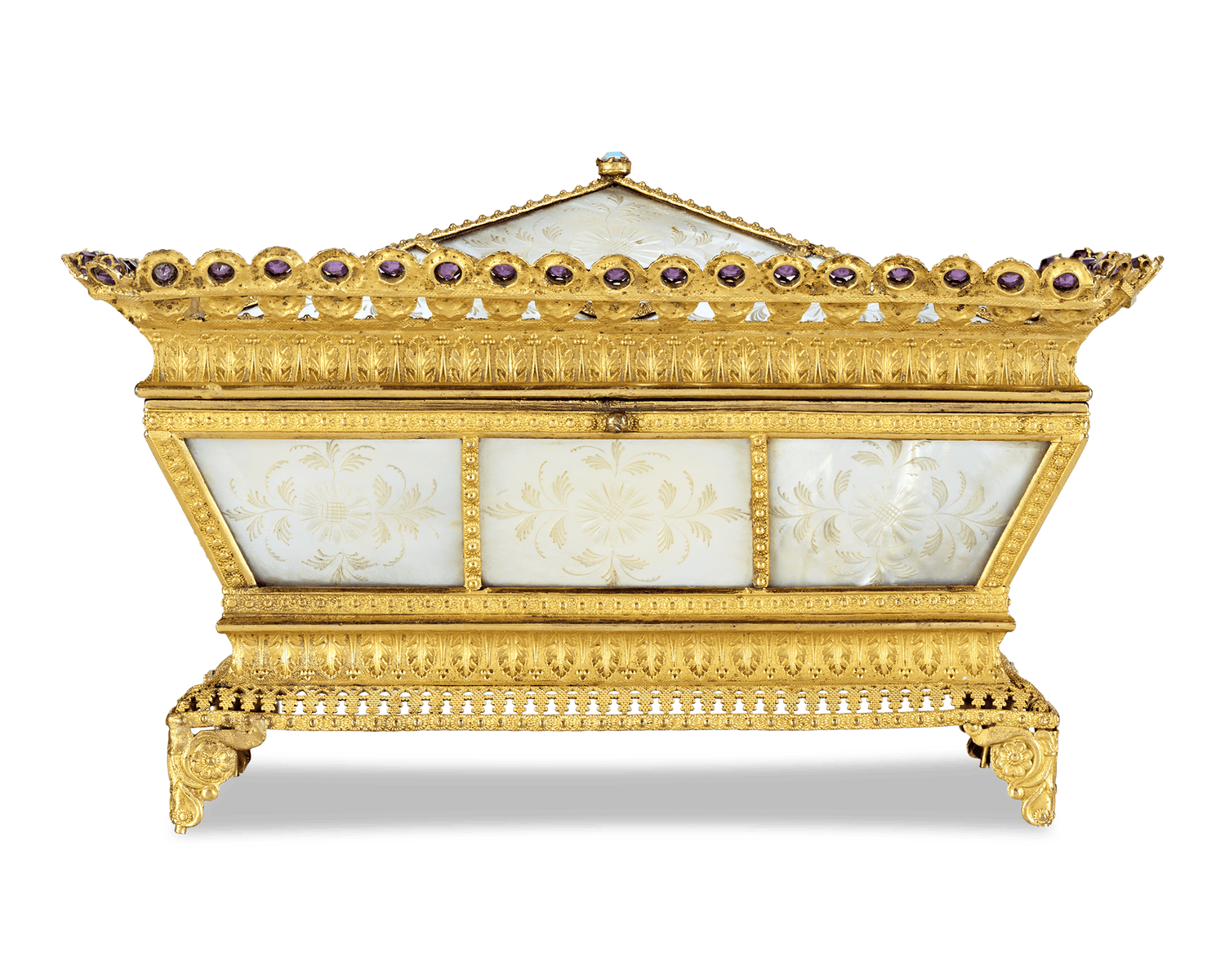 Mother-of-Pearl Sewing Nécessaire