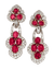 Ruby Drop Earrings, 20.00 Carats