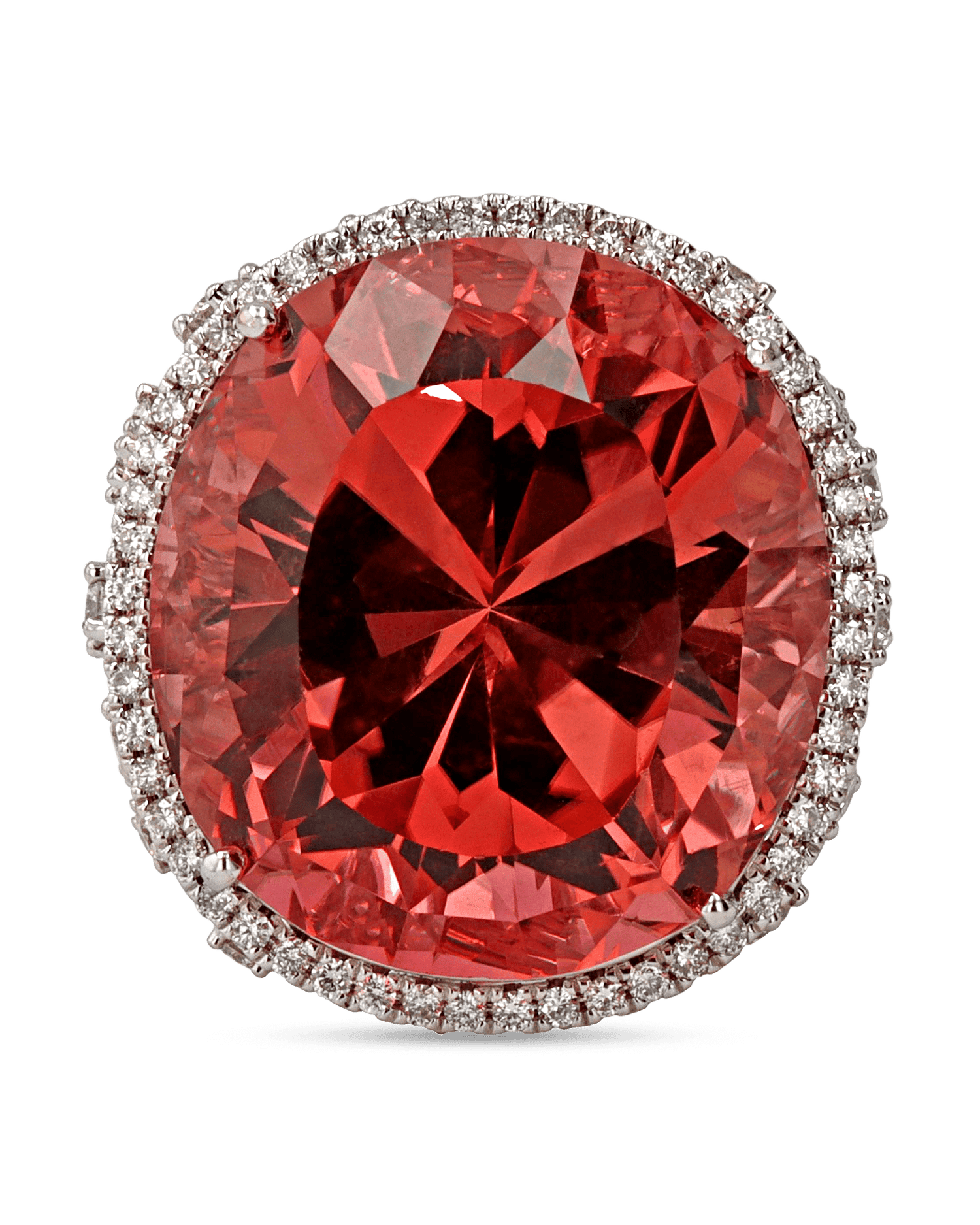 Cushion-Cut Tourmaline Ring, 54.89 Carats