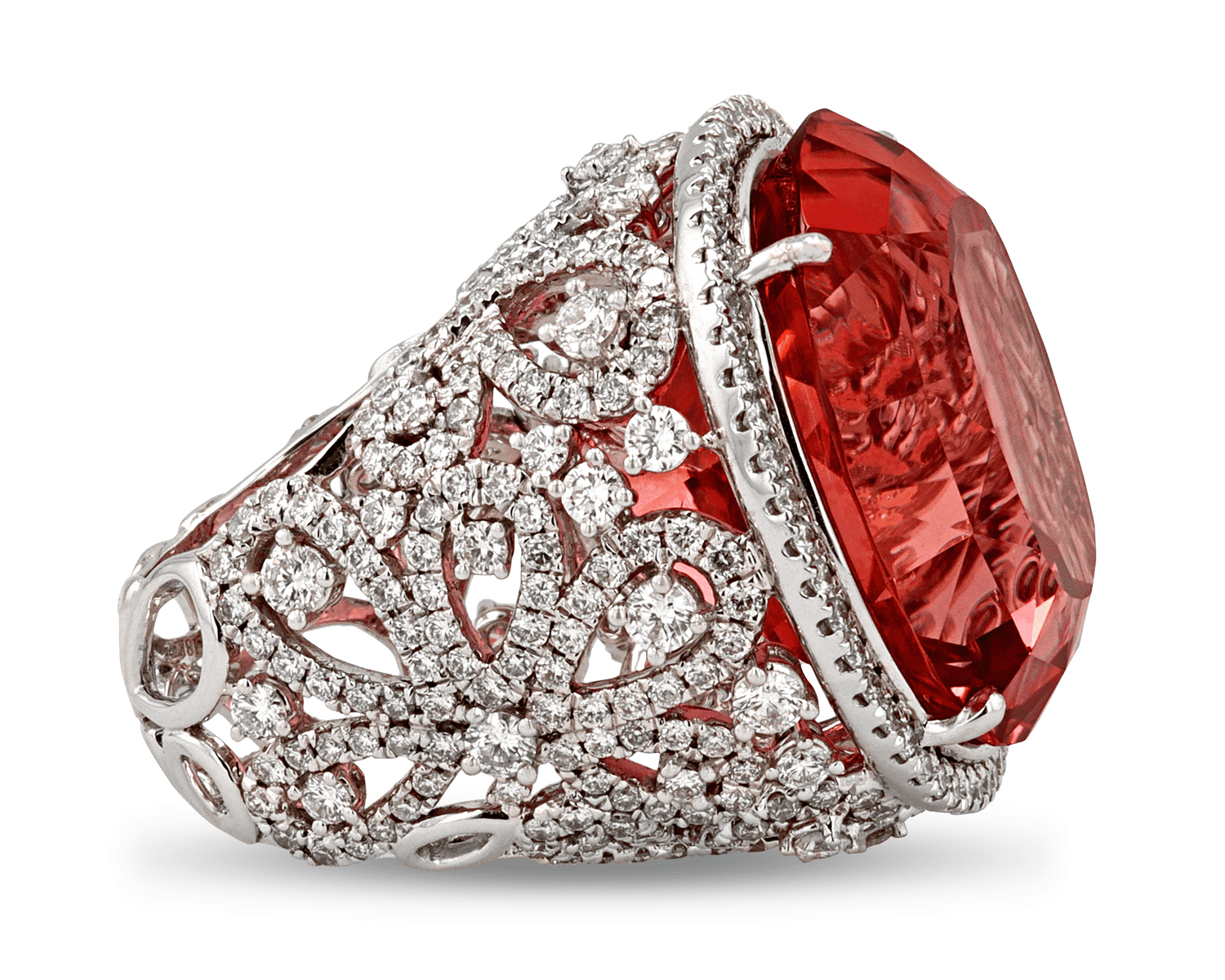 Cushion-Cut Tourmaline Ring, 54.89 Carats