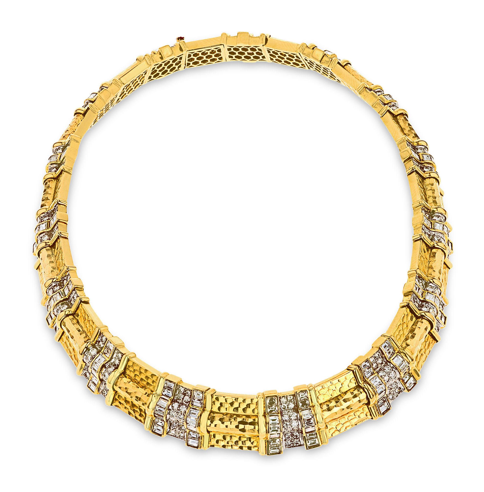 Gold and Diamond Necklace