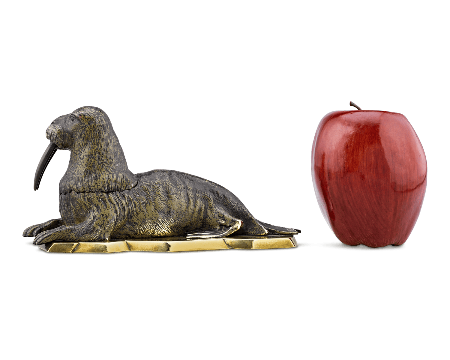 Vienna Bronze Walrus Inkwell