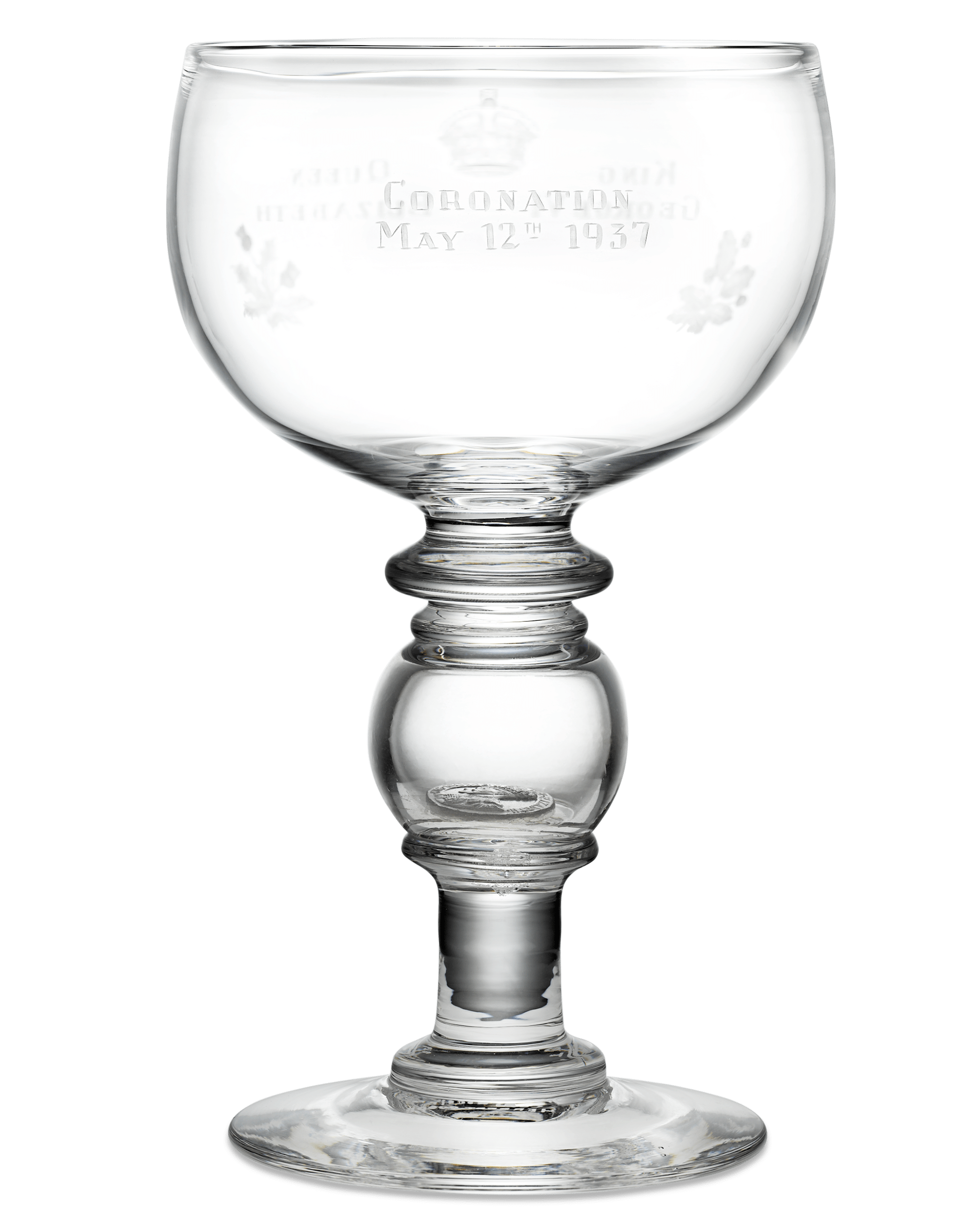 Commemorative King George VI and Queen Elizabeth Coronation Goblet