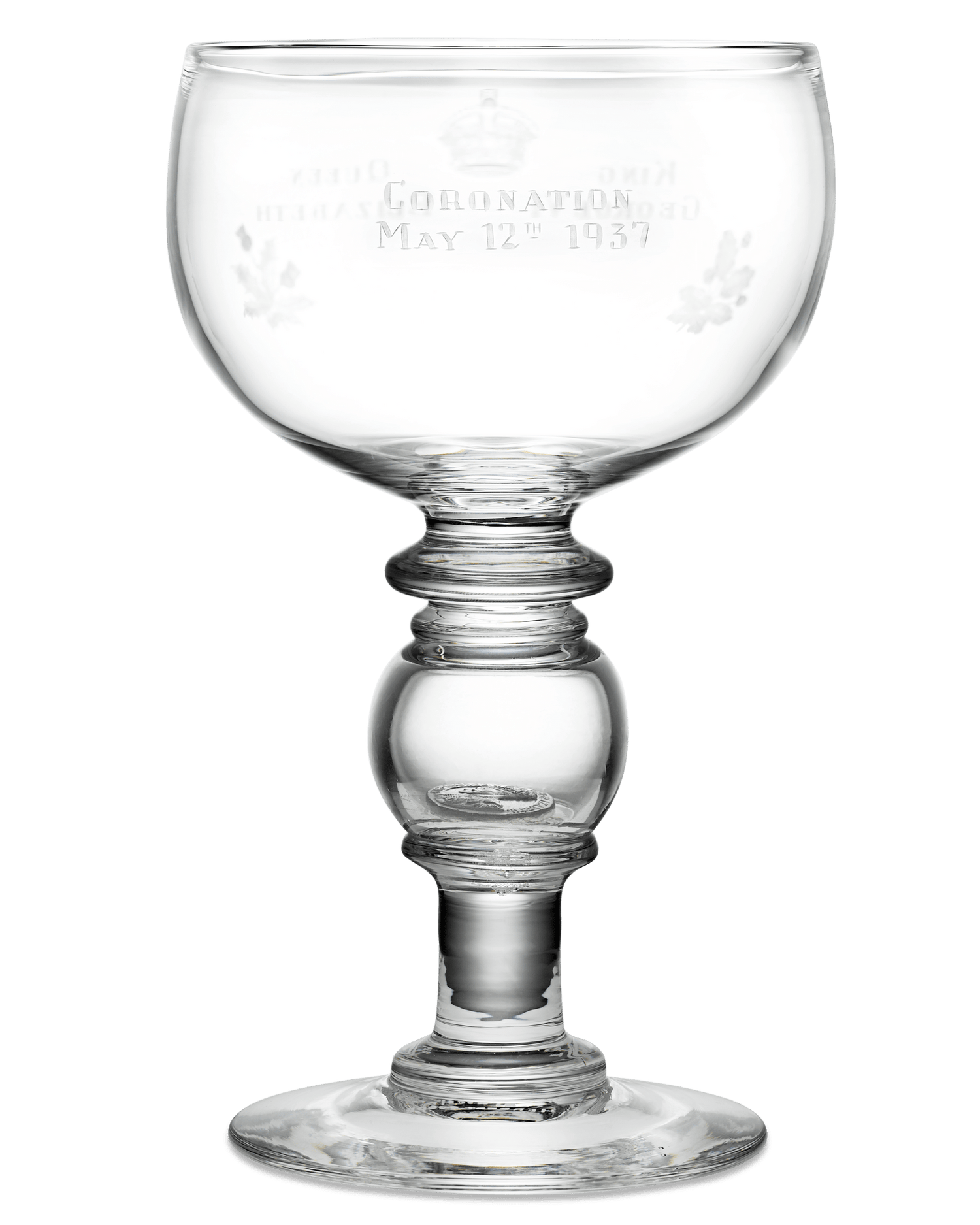 Commemorative King George VI and Queen Elizabeth Coronation Goblet