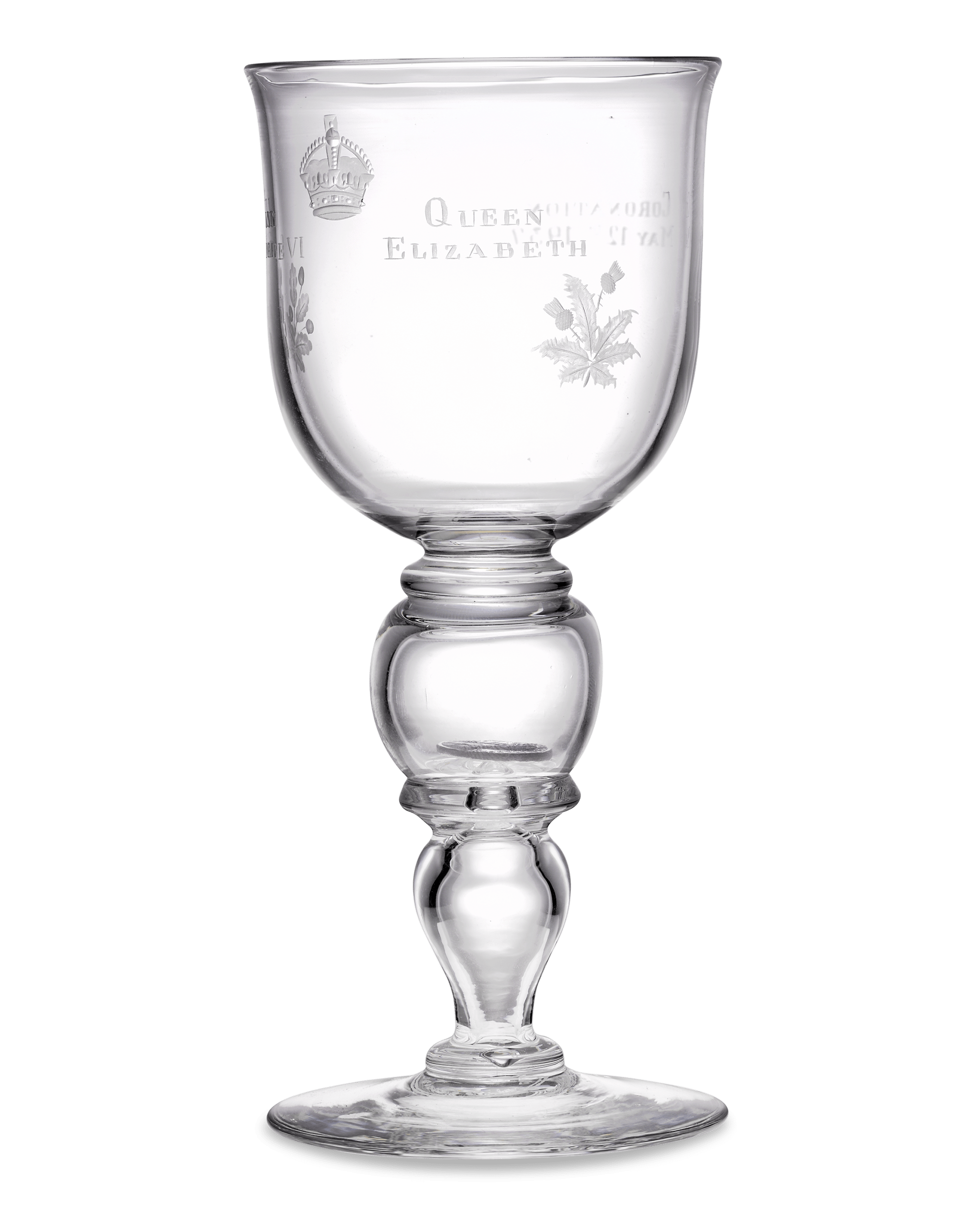 George VI Coin Coronation Goblet