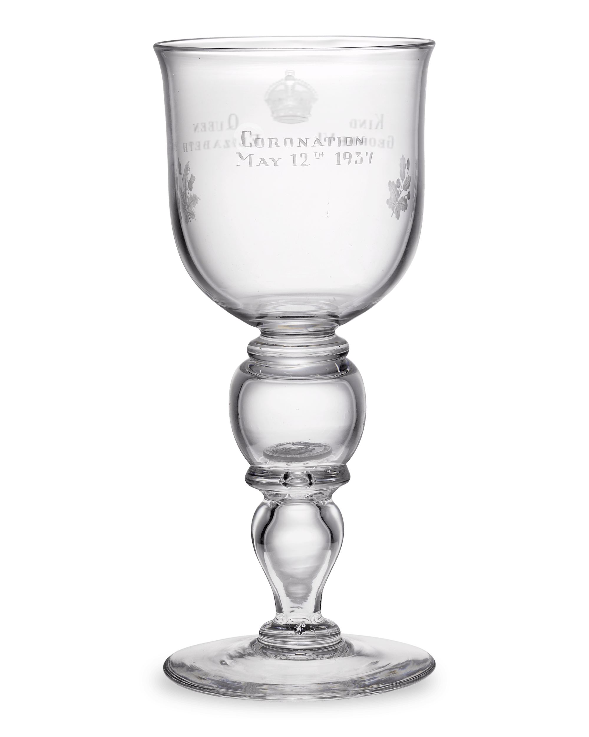 George VI Coin Coronation Goblet