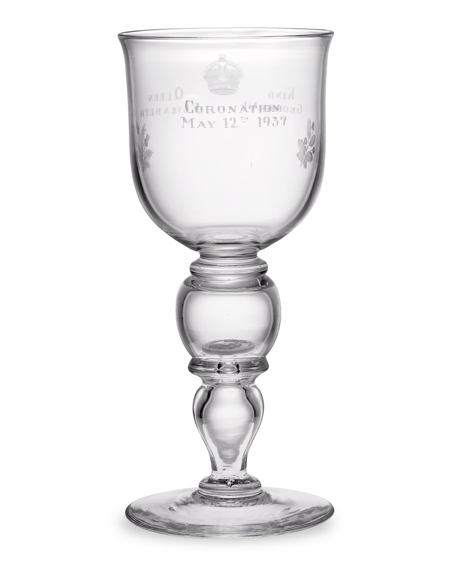 George VI Coin Coronation Goblet