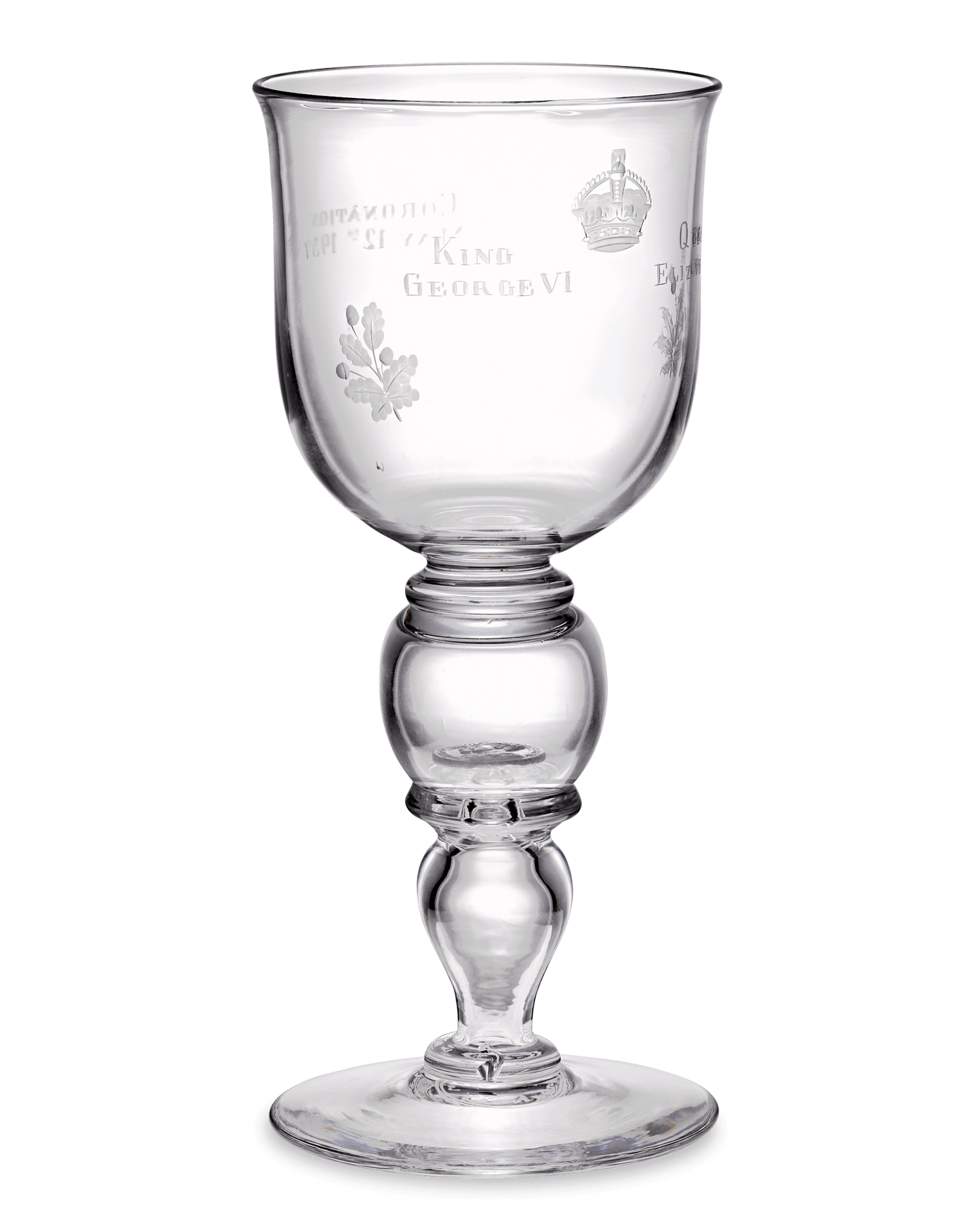 George VI Coin Coronation Goblet