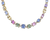 Fancy Colored Sapphire Necklace, 57.39 Carats