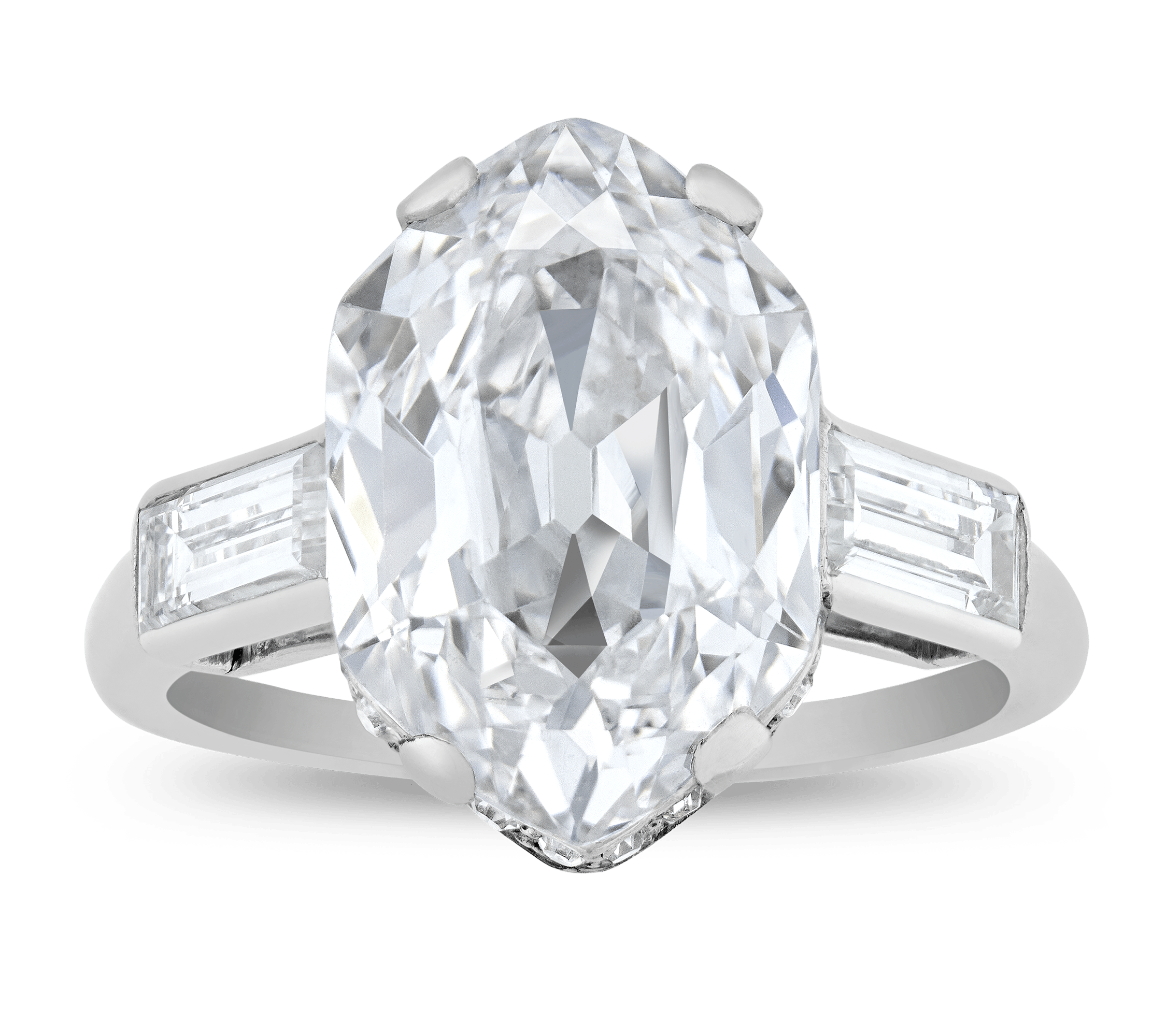 Cartier Art Deco Golconda Diamond Ring, 4.33 Carats