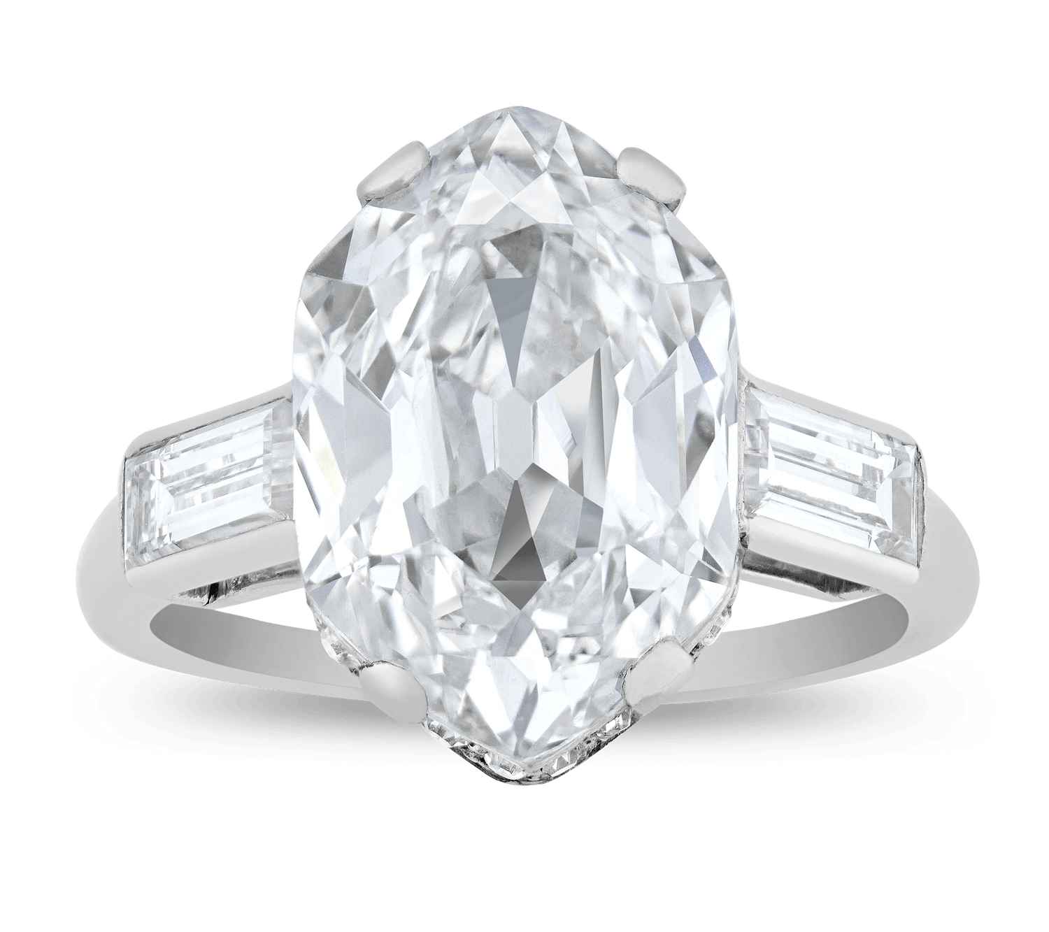 Cartier Art Deco Golconda Diamond Ring, 4.33 Carats