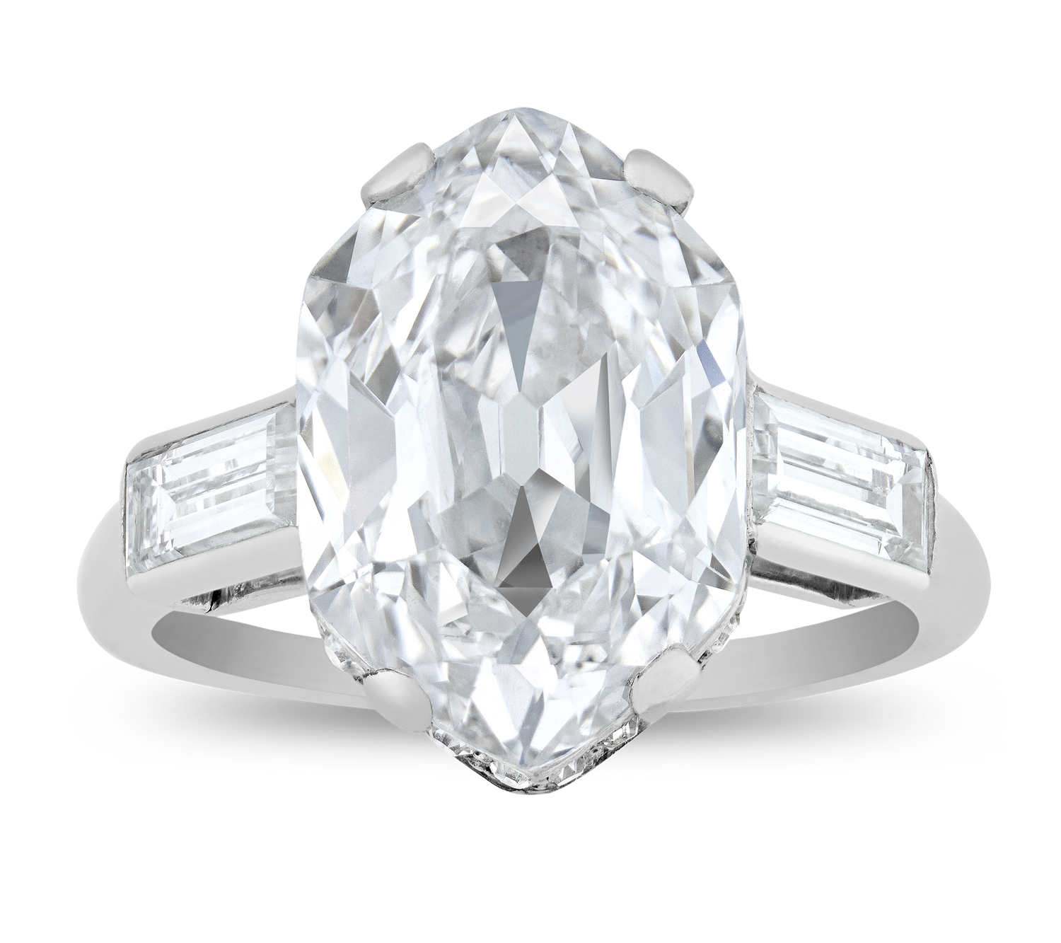 Cartier Art Deco Golconda Diamond Ring, 4.33 Carats