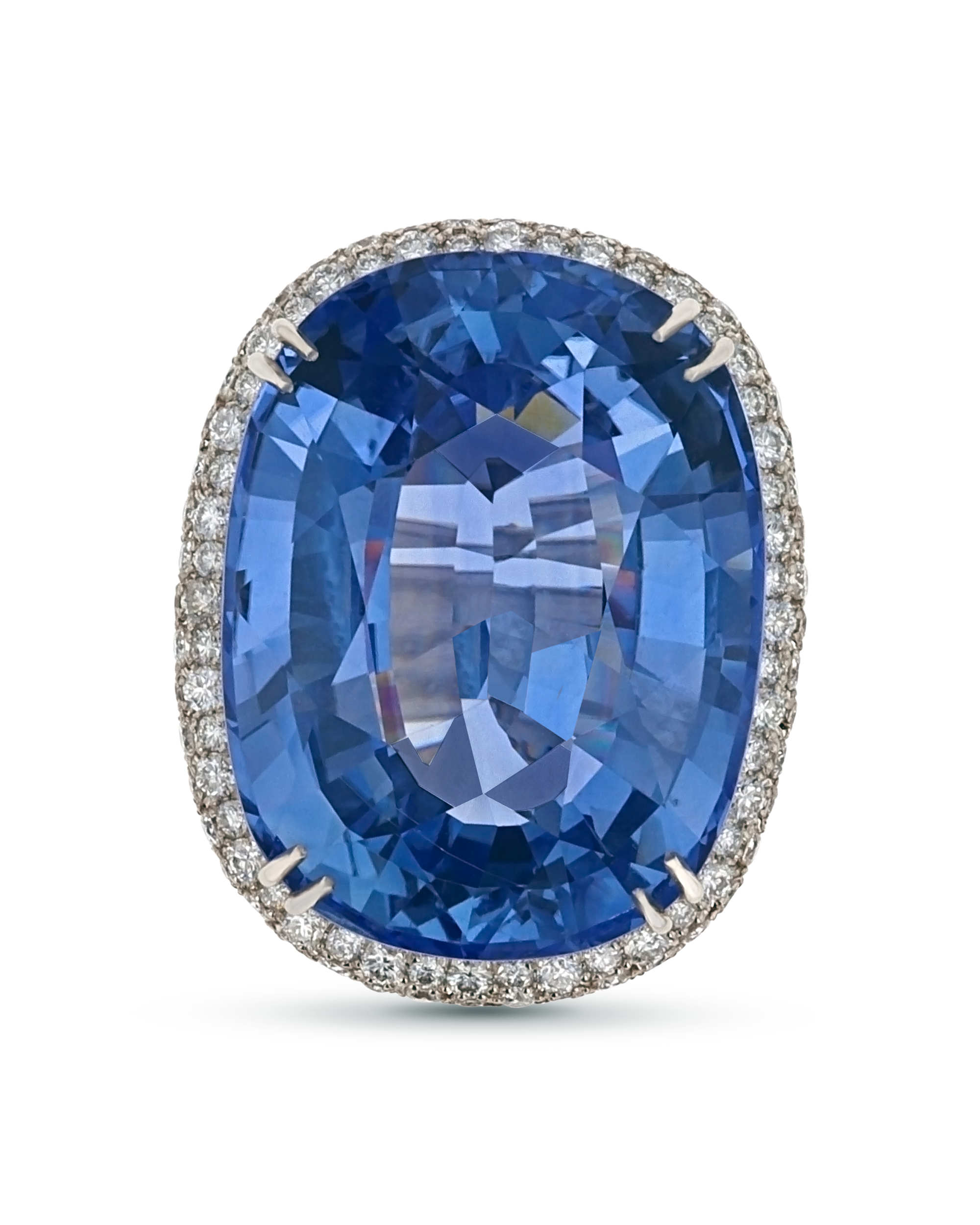 Ceylon Sapphire Ring, 43.60 Carats