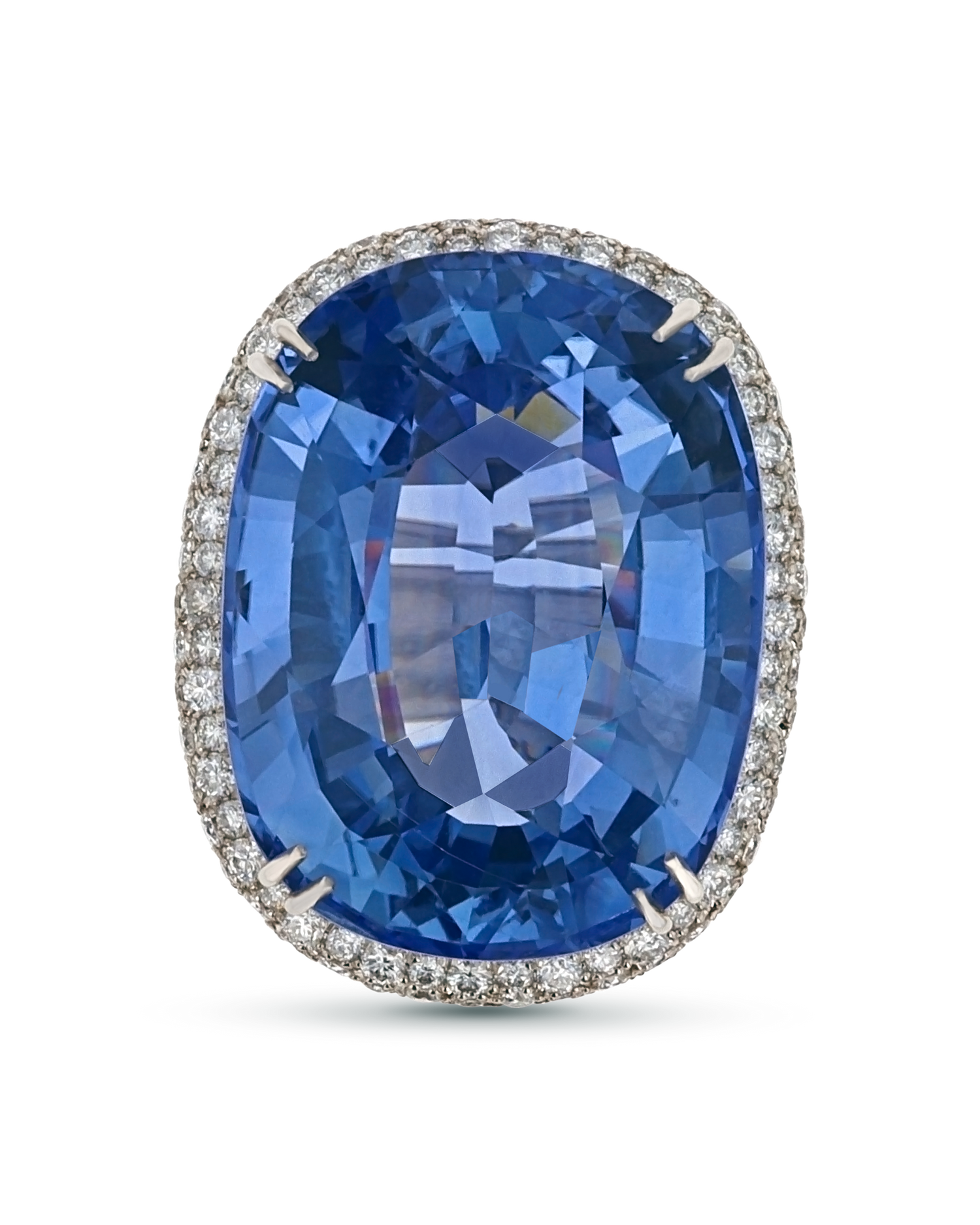 Ceylon Sapphire Ring, 43.60 Carats