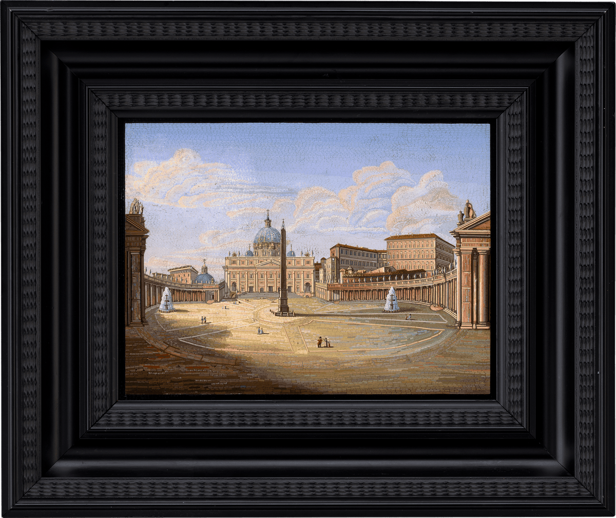 St. Peter's Square Italian Micromosaic
