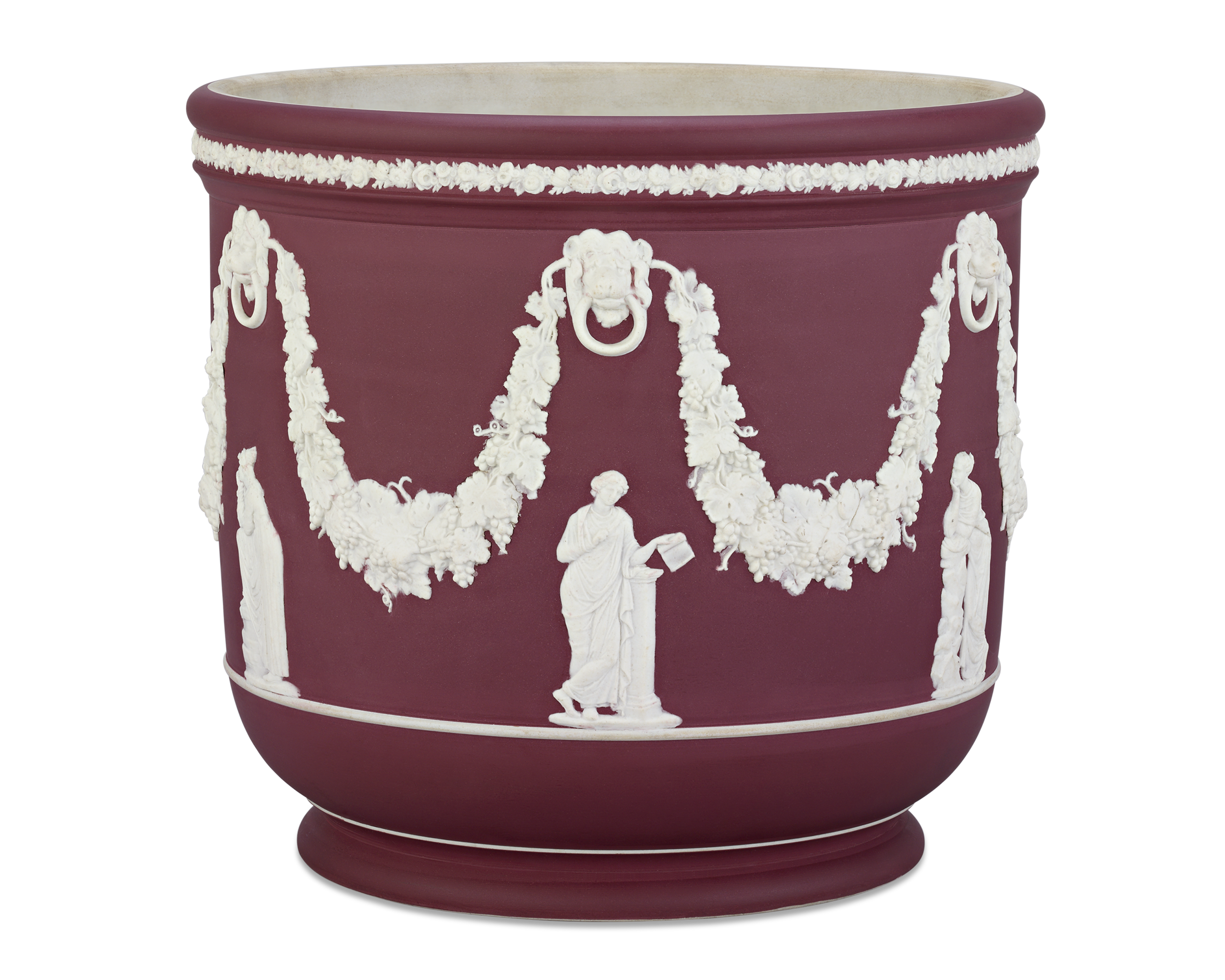 Wedgwood Crimson Jasperware Jardinière